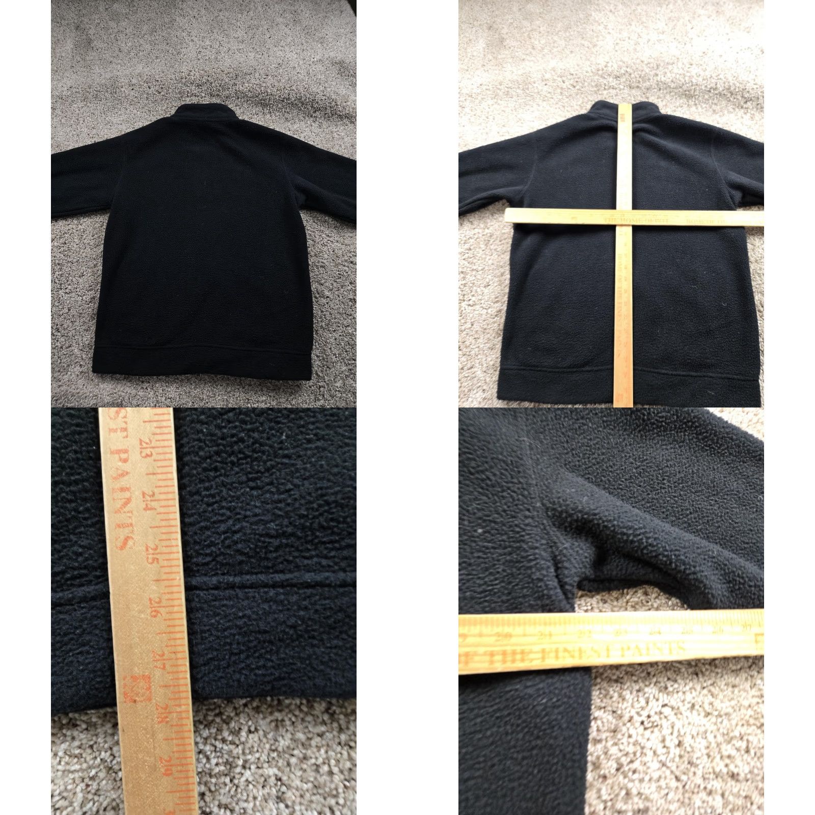 Orvis Orvis Fleece Jacket Mens S Black Full Zip Stand Collar Pockets Outdoor Bomber Jacket Polyester Zip Size US S / EU 44-46 / 1 - 8 Thumbnail