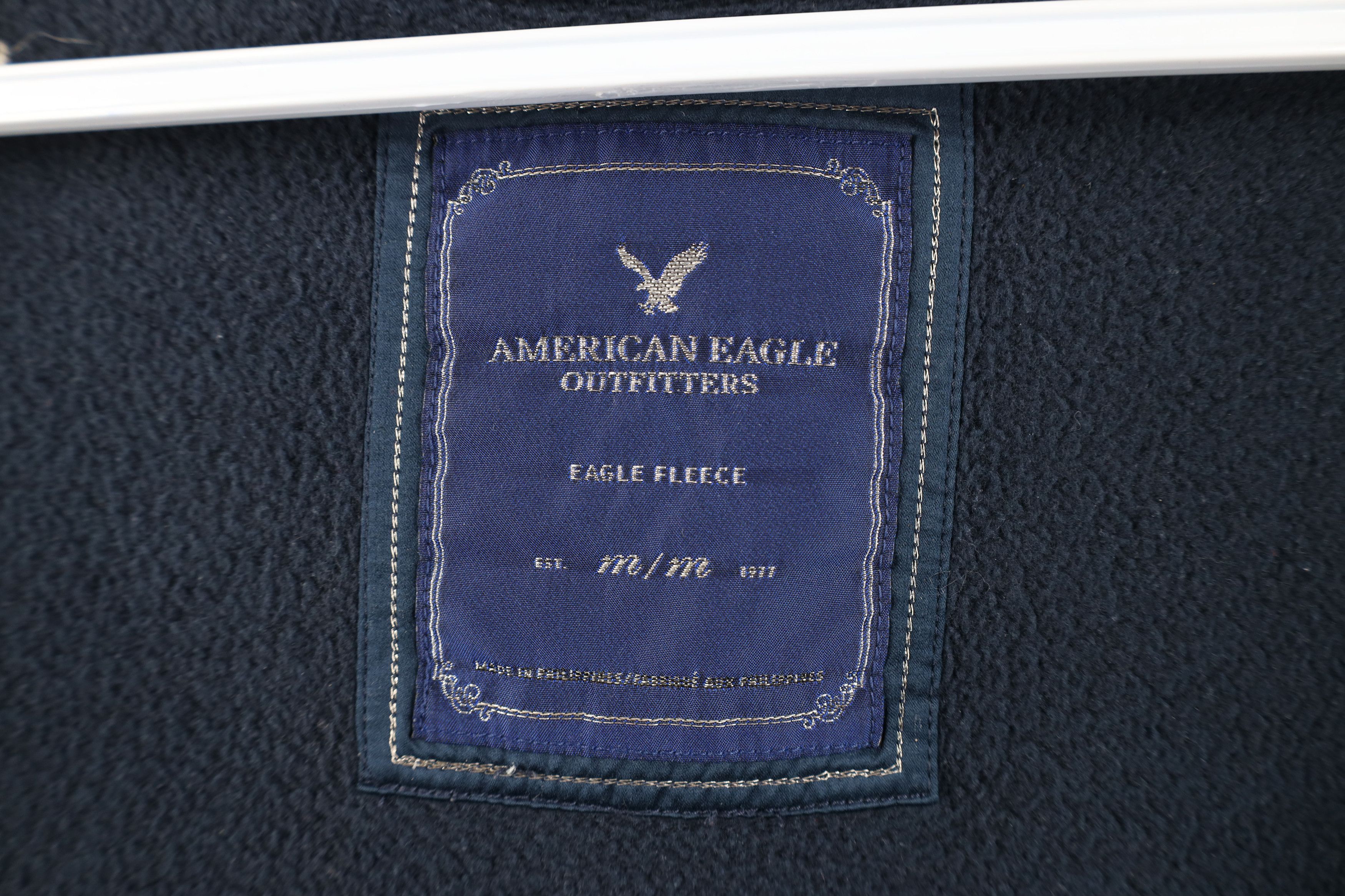American Eagle Outfitters Vintage 90s Y2K American Eagle Babydoll Full Zip Hoodie Blue Size M / US 6-8 / IT 42-44 - 10 Thumbnail