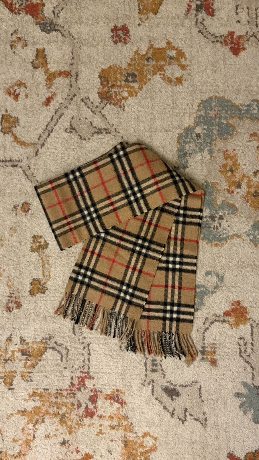 Burberry Burberry Pure Cashmere Scarf / Muffler / Neckwear Size ONE SIZE - 2 Thumbnail