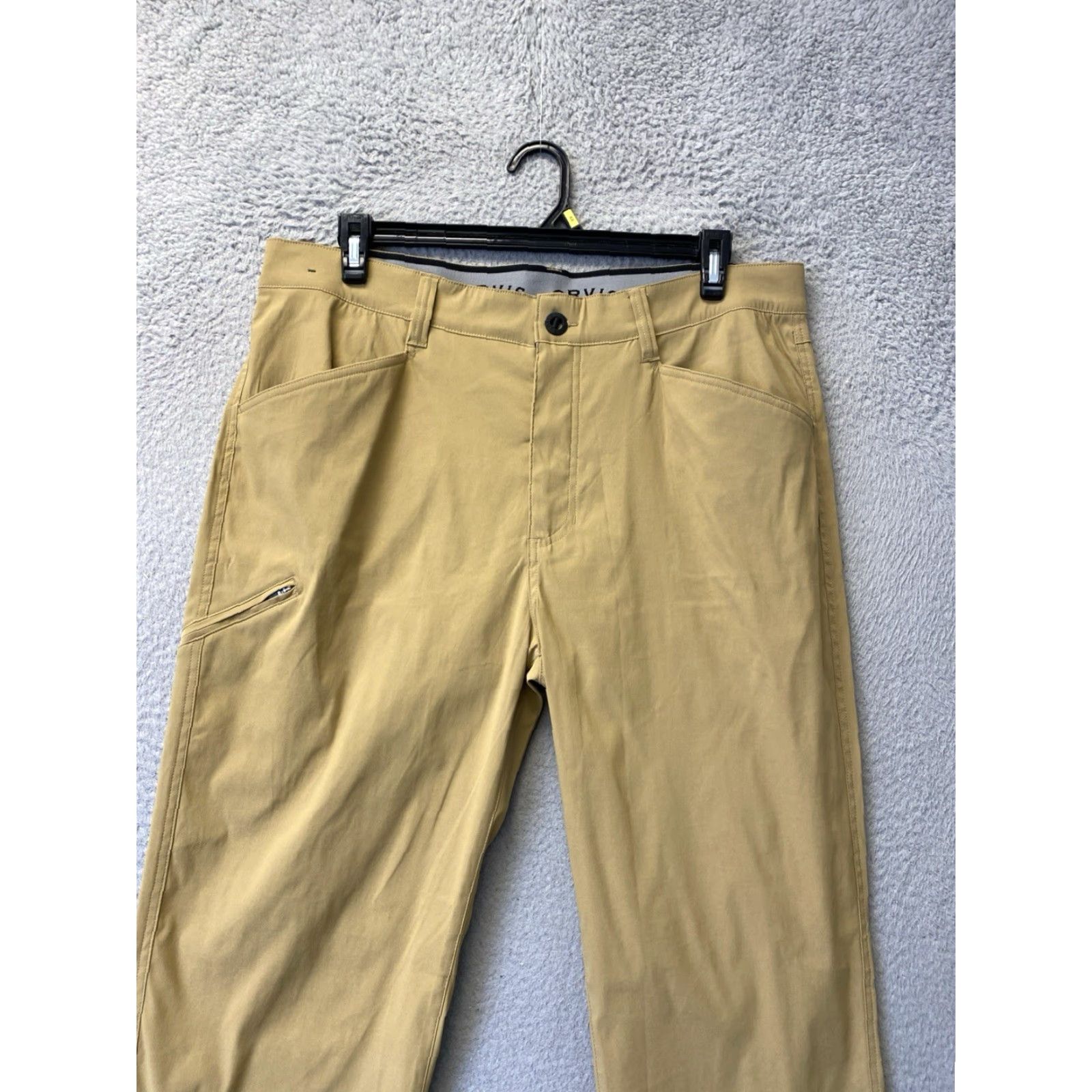 Orvis VINTAGE Orvis Mens Pants 36x30 Chino Casual Hiking Fishing Stretch Lightweight Black Summer Men Size US 36 / EU 52 - 3 Thumbnail