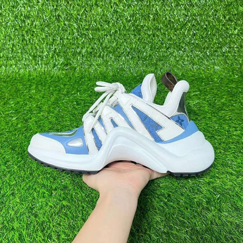 Louis Vuitton Louis Vuitton Archlight Monogram Denim Sneakers Size US 8 / IT 38 - 5 Thumbnail