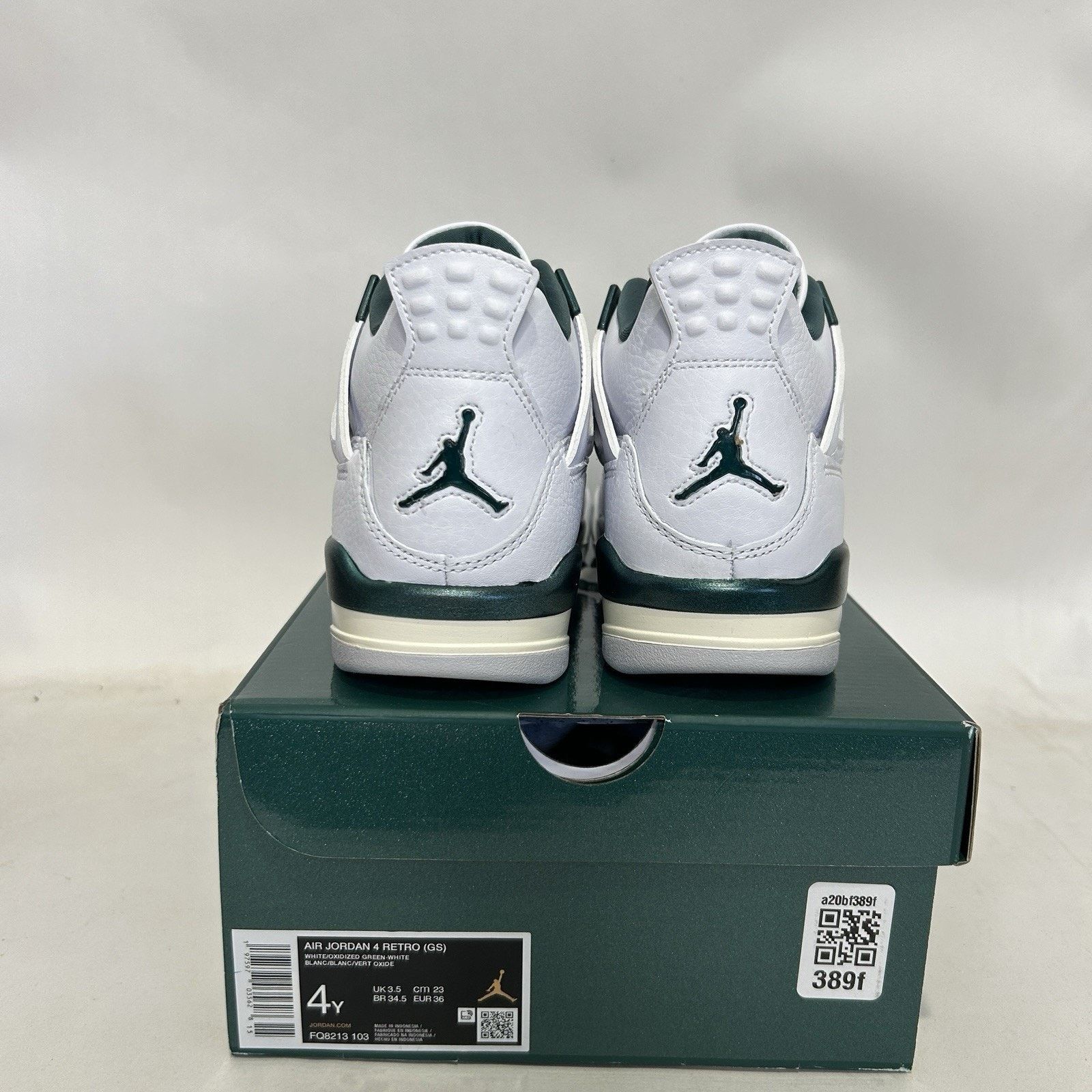 Jordan Brand Nike Air Jordan 4 Retro GS “Oxidized Green” Size US 5.5 / IT 35.5 - 4 Thumbnail