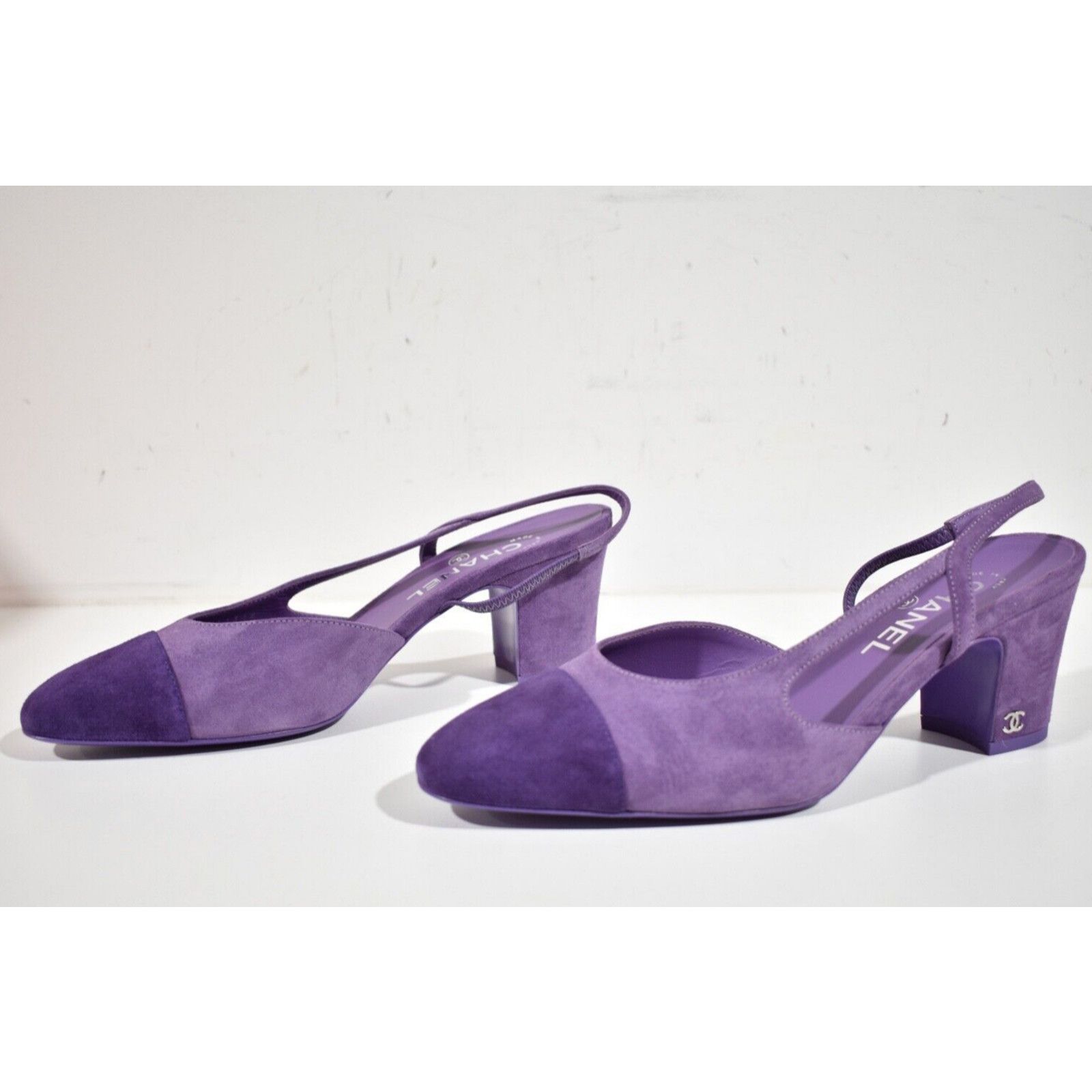 Chanel 23S Mademoiselle Coco Sling Slingback Sandal Block Heel 40.5 Size US 10.5 / IT 40.5 - 9 Thumbnail