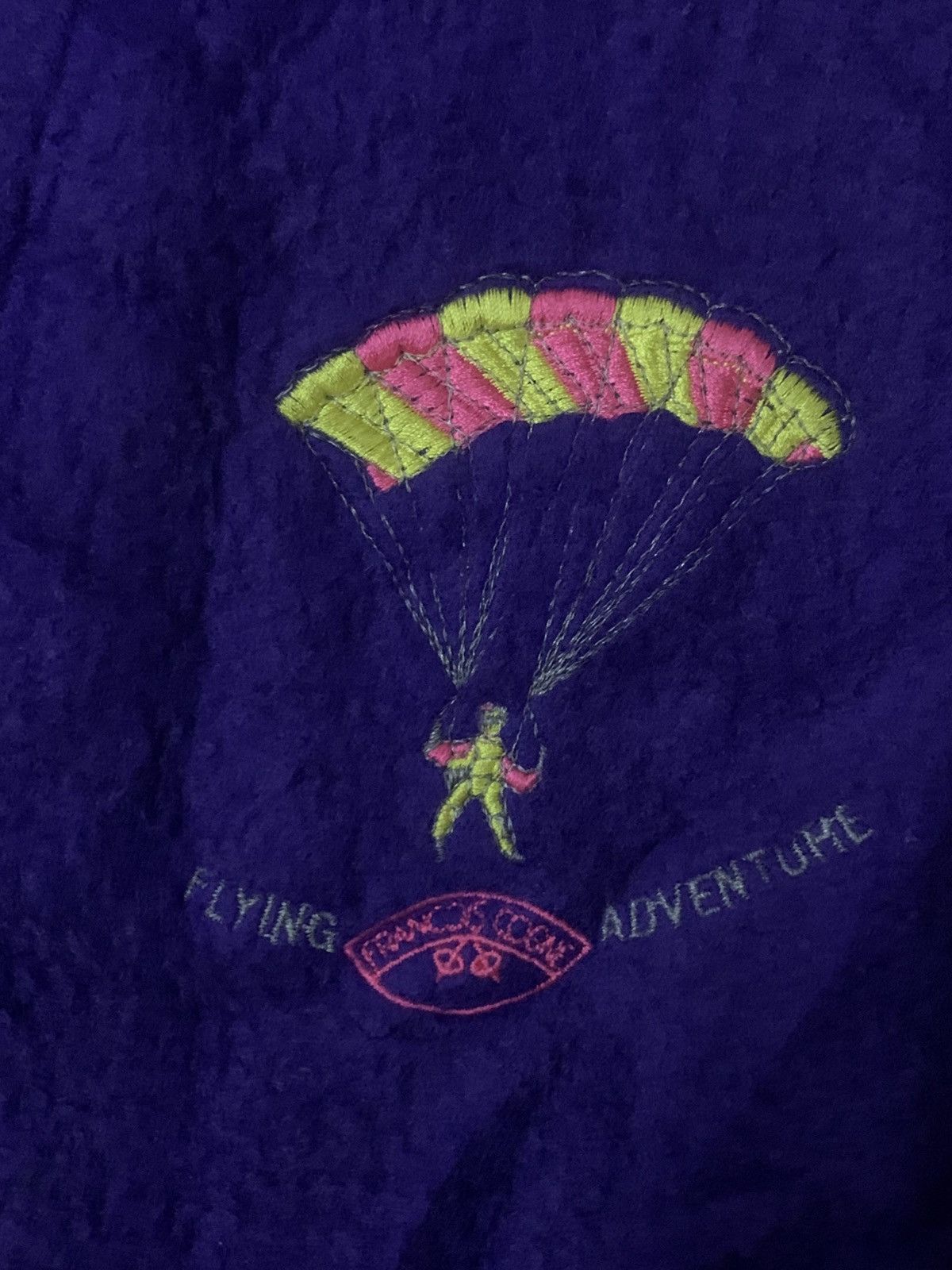 Designer × Marithe + Francois Girbaud Vintage Francois Cogne Flying Adventure Zipper Fleece Jacket Size US L / EU 52-54 / 3 - 3 Thumbnail