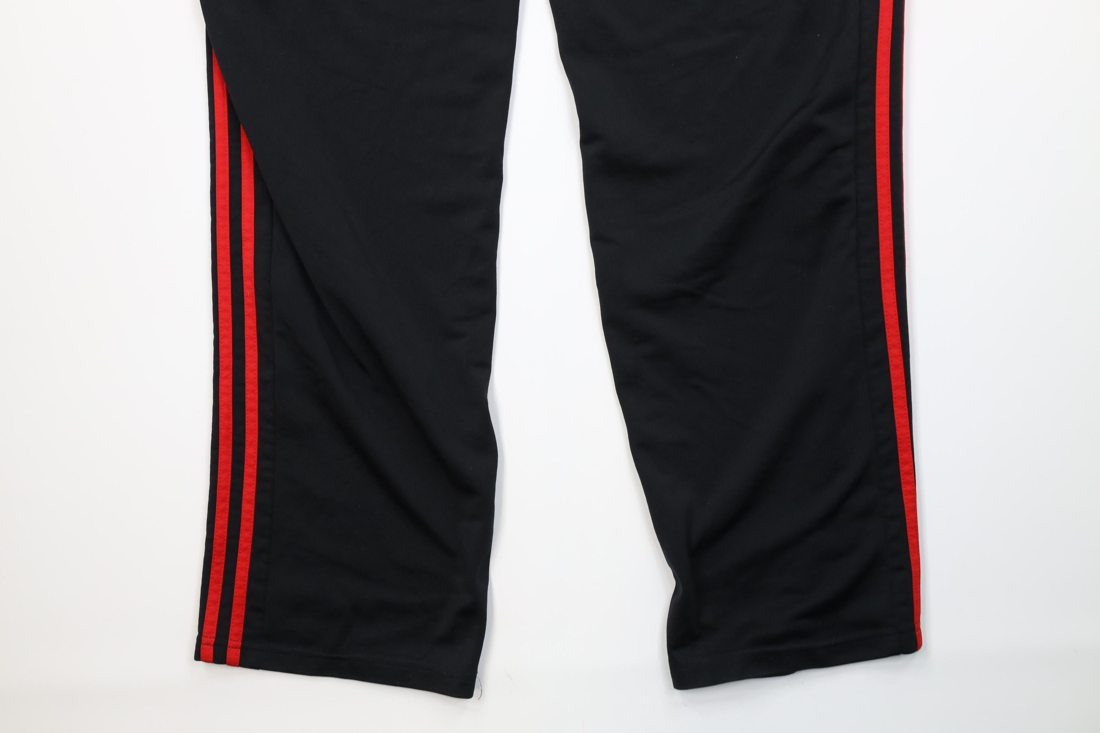 Adidas Vintage Y2K Adidas Striped Wide Leg Sweatpants Pants Black Size US 36 / EU 52 - 12 Thumbnail
