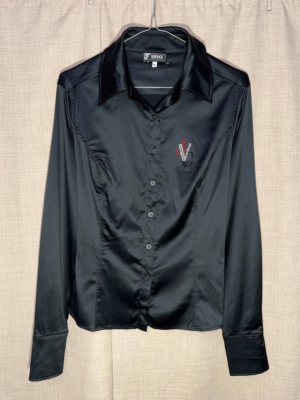 Versace Jeans Couture Versace Jeans Couture Blouse Shirt buttons Rhinestones y2k Size M / US 6-8 / IT 42-44 - 1 Thumbnail