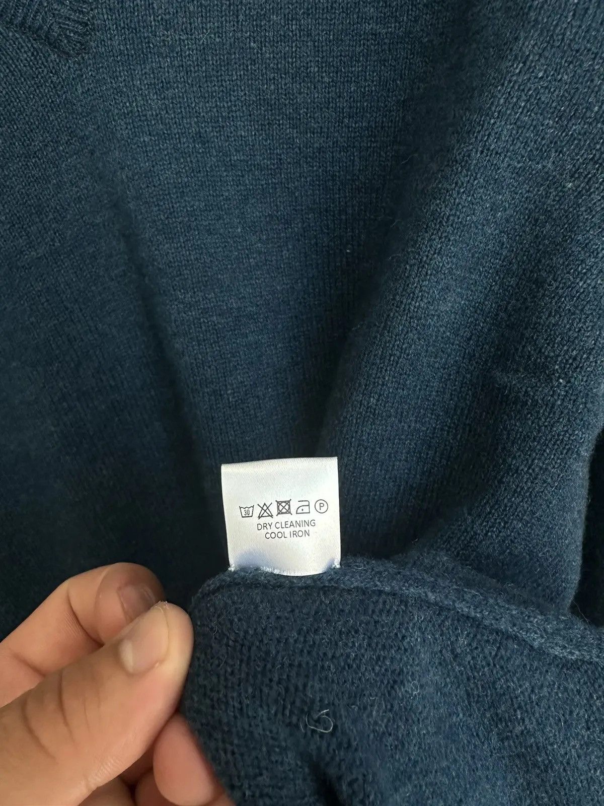 Loro Piana × Vintage Vintage Loro Piana Woll Blue Sweater Size US M / EU 48-50 / 2 - 12 Thumbnail