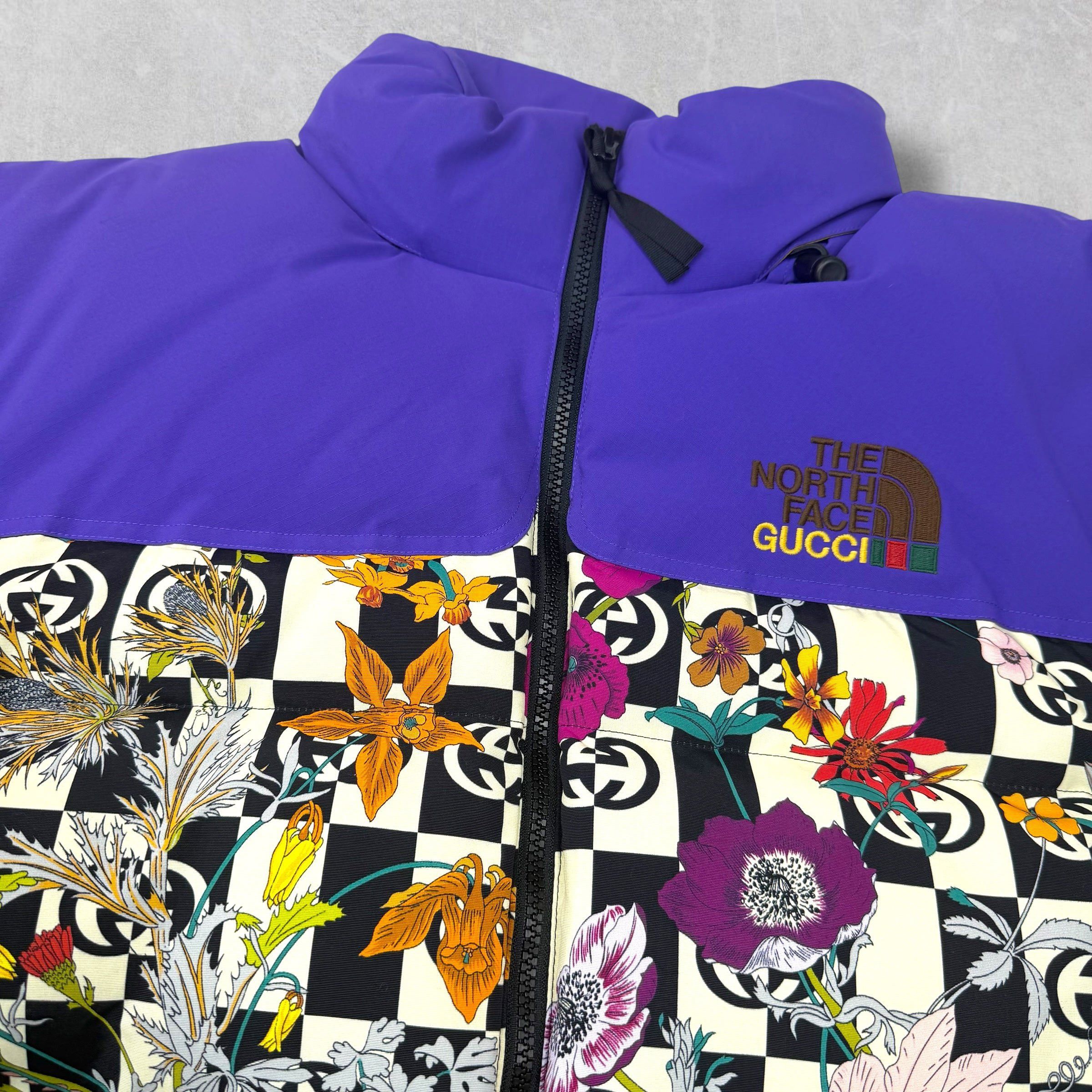 Gucci Gucci X The North Face Floral Shell Down Jacket XL Size US XL / EU 56 / 4 - 5 Thumbnail