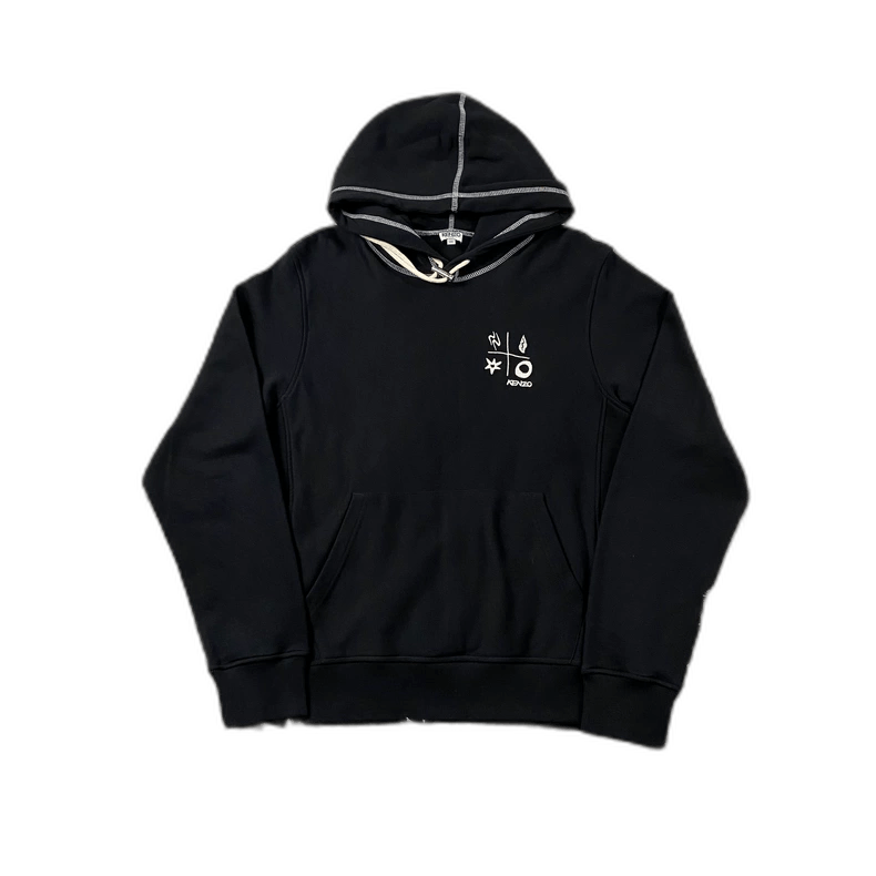 Balenciaga Kenzo Black Hoodie Sweatshirt M Size Size US M / EU 48-50 / 2 - 1 Thumbnail