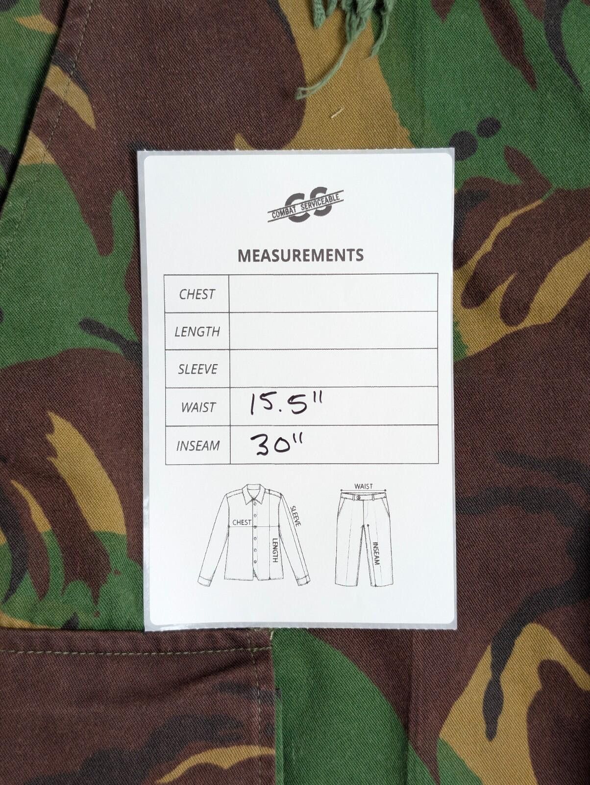 Other British Army 1990s Issue DPM Tropical Trousers SL31B - 32x30 Size ONE SIZE - 5 Thumbnail