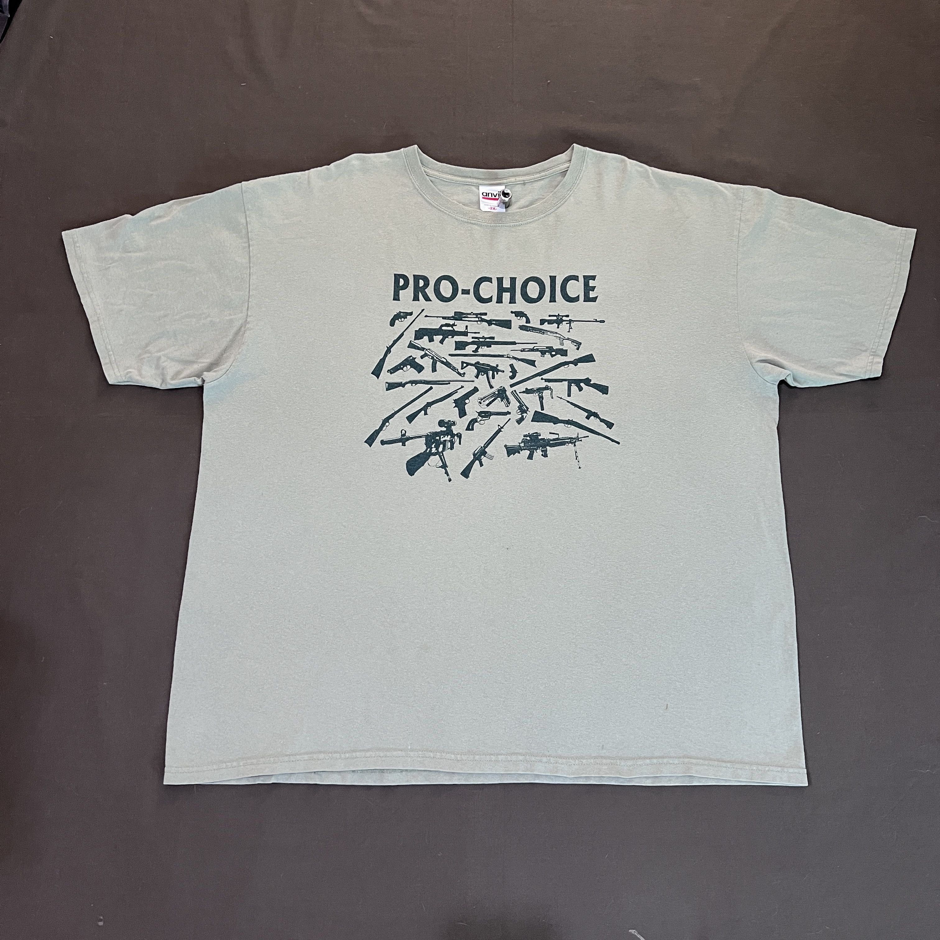 Vintage Vintage Y2K Pro choice Gun Promo Tee 2XL Rifle 911 Size US XXL / EU 58 / 5 - 2 Thumbnail