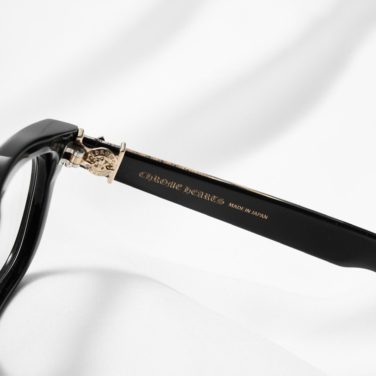 Chrome Hearts CHROME HEARTS SEE YOU IN TEA BLACK-GOLD PLATED GLASSES Size ONE SIZE - 4 Thumbnail