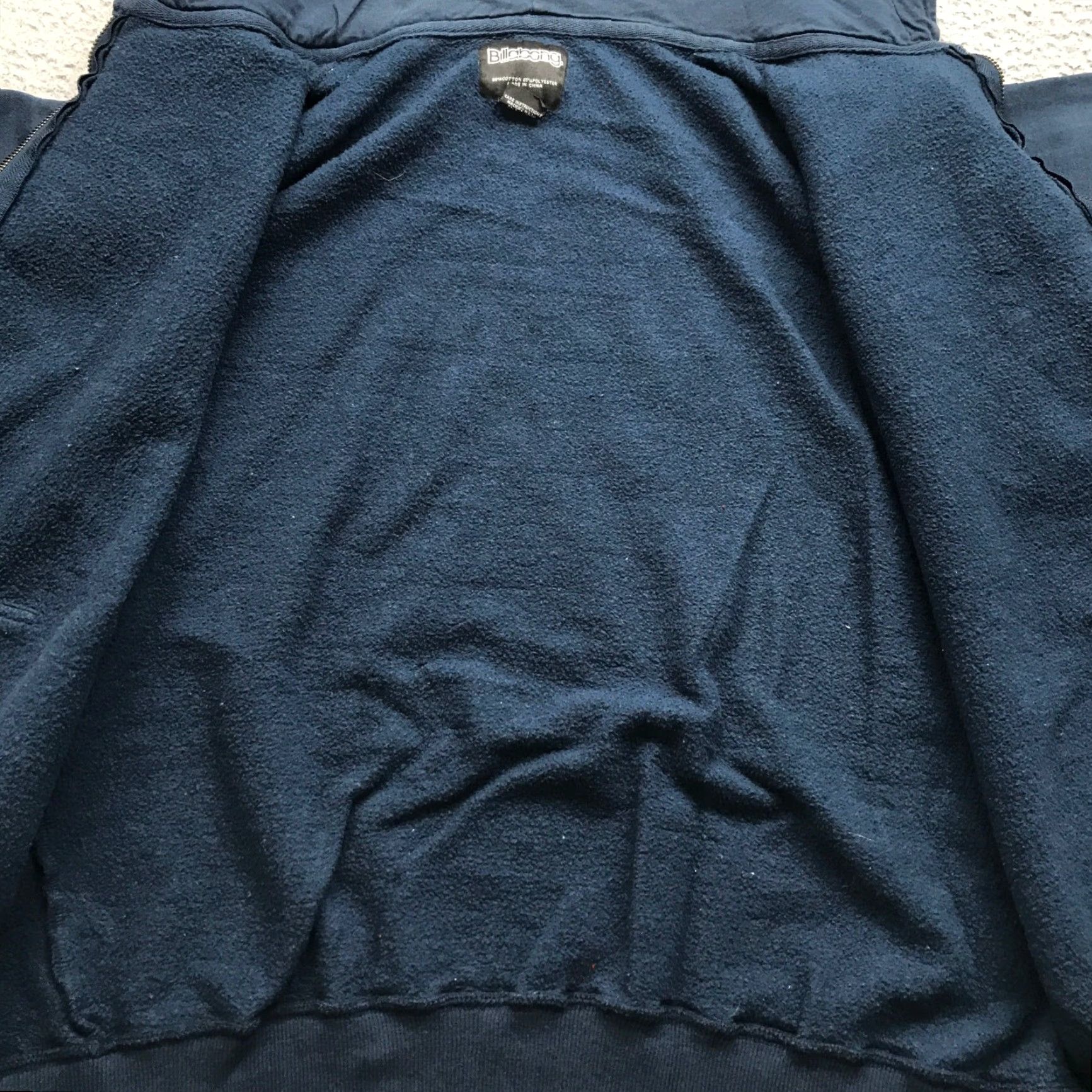 Billabong VINTAGE Billabong Full Zip Sweatshirt Hoodie Jacket Womens XL Navy Size XL / US 12-14 / IT 48-50 - 7 Thumbnail