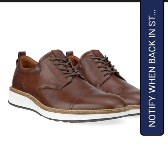 Ecco Ecco ST. 1 Hybrid Derby Cognac Sz. 7-7.5 Shoe Size US 7 / EU 40 - 1 Thumbnail