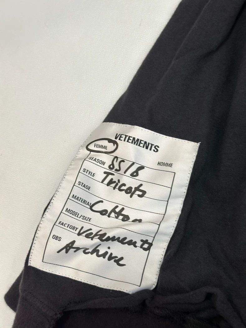 Vetements Vetements Patchwork Irregular Hem Sweatshirt Size US XS / EU 42 / 0 - 2 Thumbnail