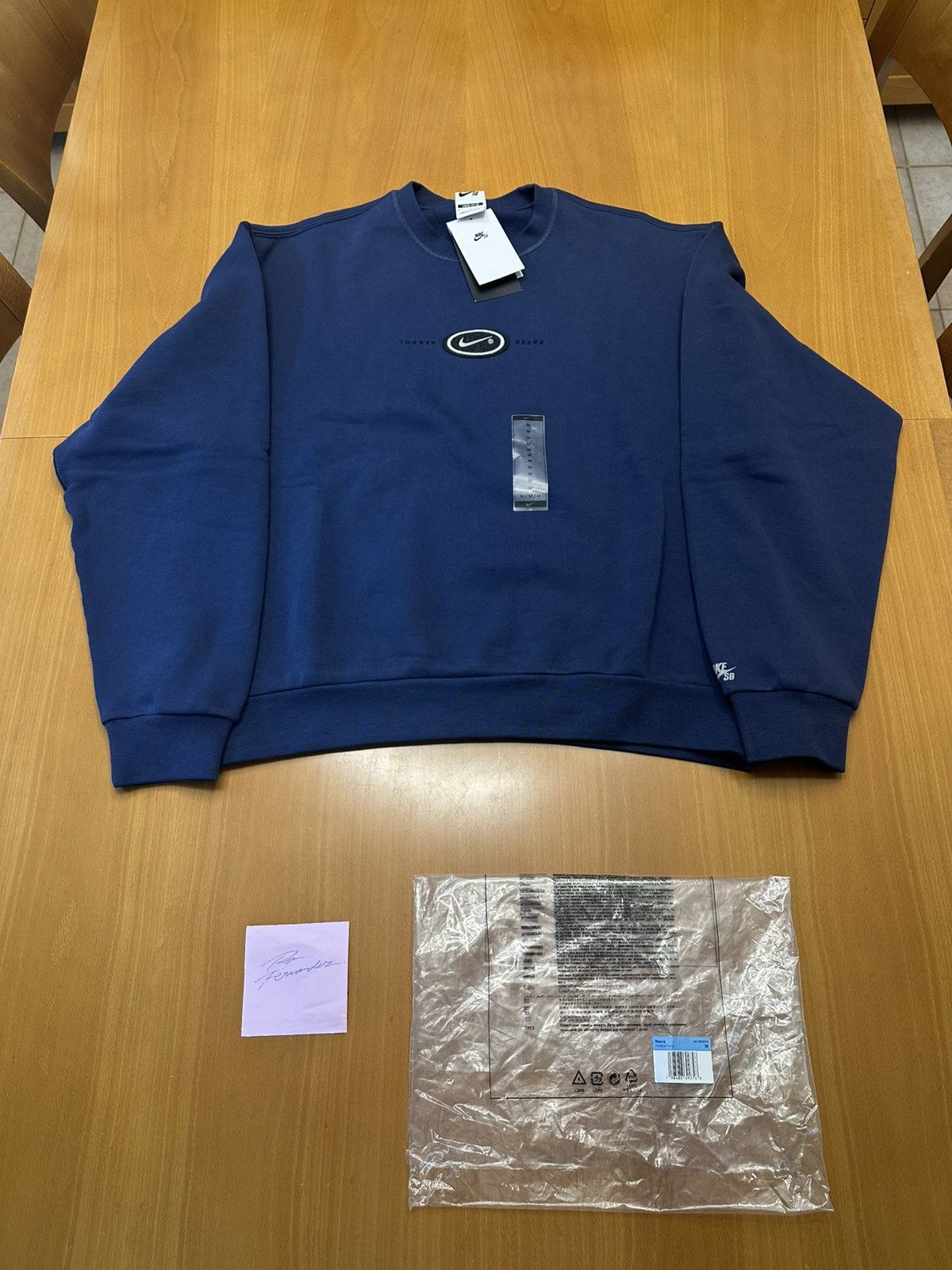 Nike SB Nike SB x Eric Koston crewneck navy Size US M / EU 48-50 / 2 - 1 Thumbnail