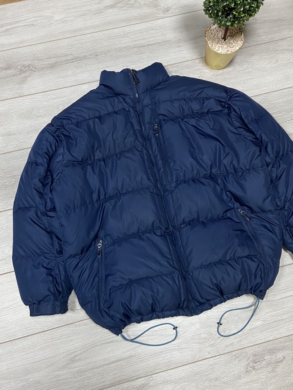 Vintage Nike vintage puffer down jacket big swoosh back Size US XL / EU 56 / 4 - 3 Thumbnail
