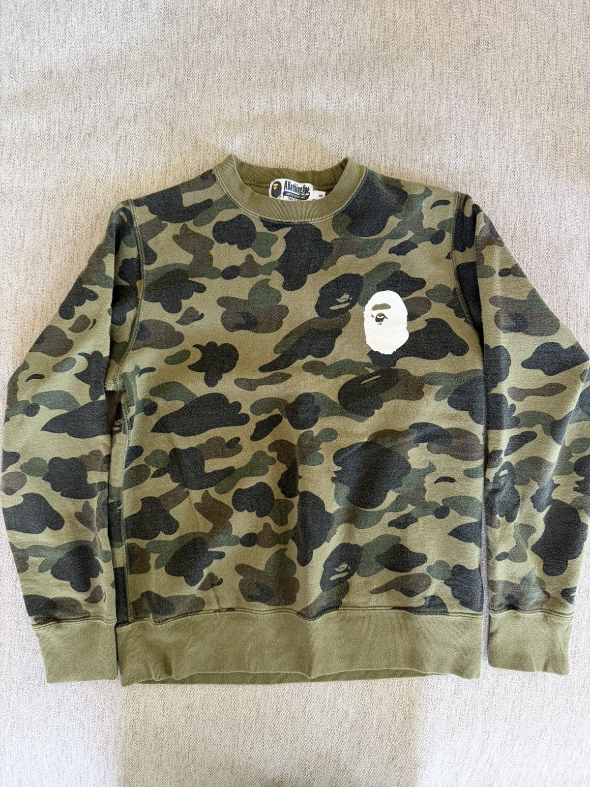 Bape BAPE Camo Sweat Shirt Size US S / EU 44-46 / 1 - 1 Thumbnail