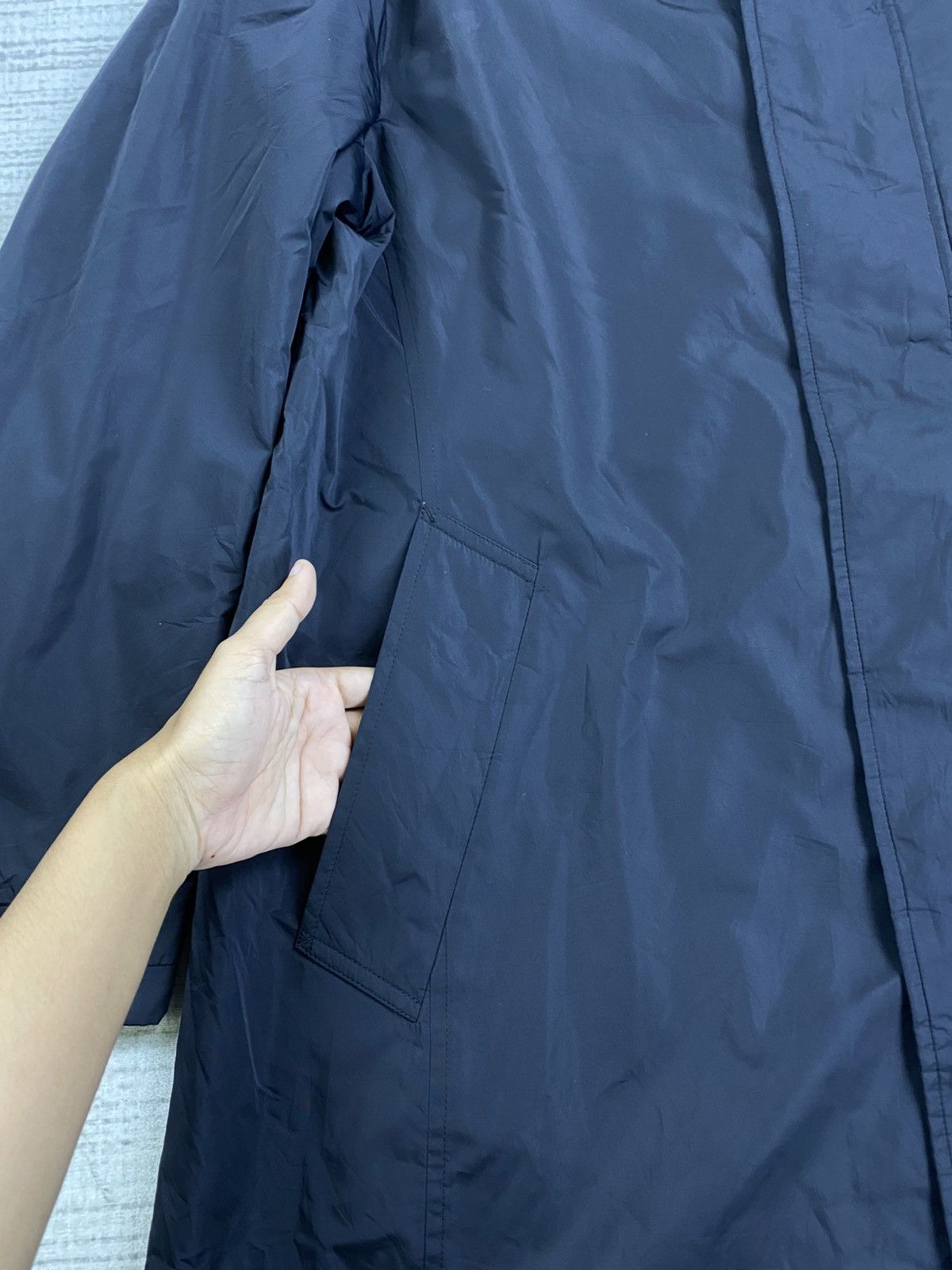 Aquascutum × Vintage Vintage Aquascutum London Black Trench Coat Jacket Size US L / EU 52-54 / 3 - 9 Thumbnail