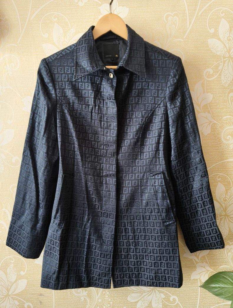 Fendi Fendi Old flower coat Size US L / EU 52-54 / 3 - 1 Thumbnail