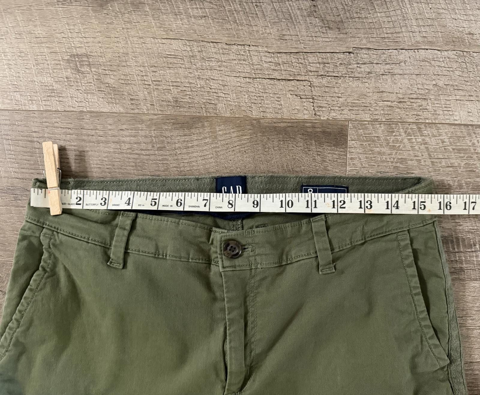 Gap GAP Olive Green Chino Pants Size 8 Size 30" / US 8 / IT 44 - 11 Thumbnail