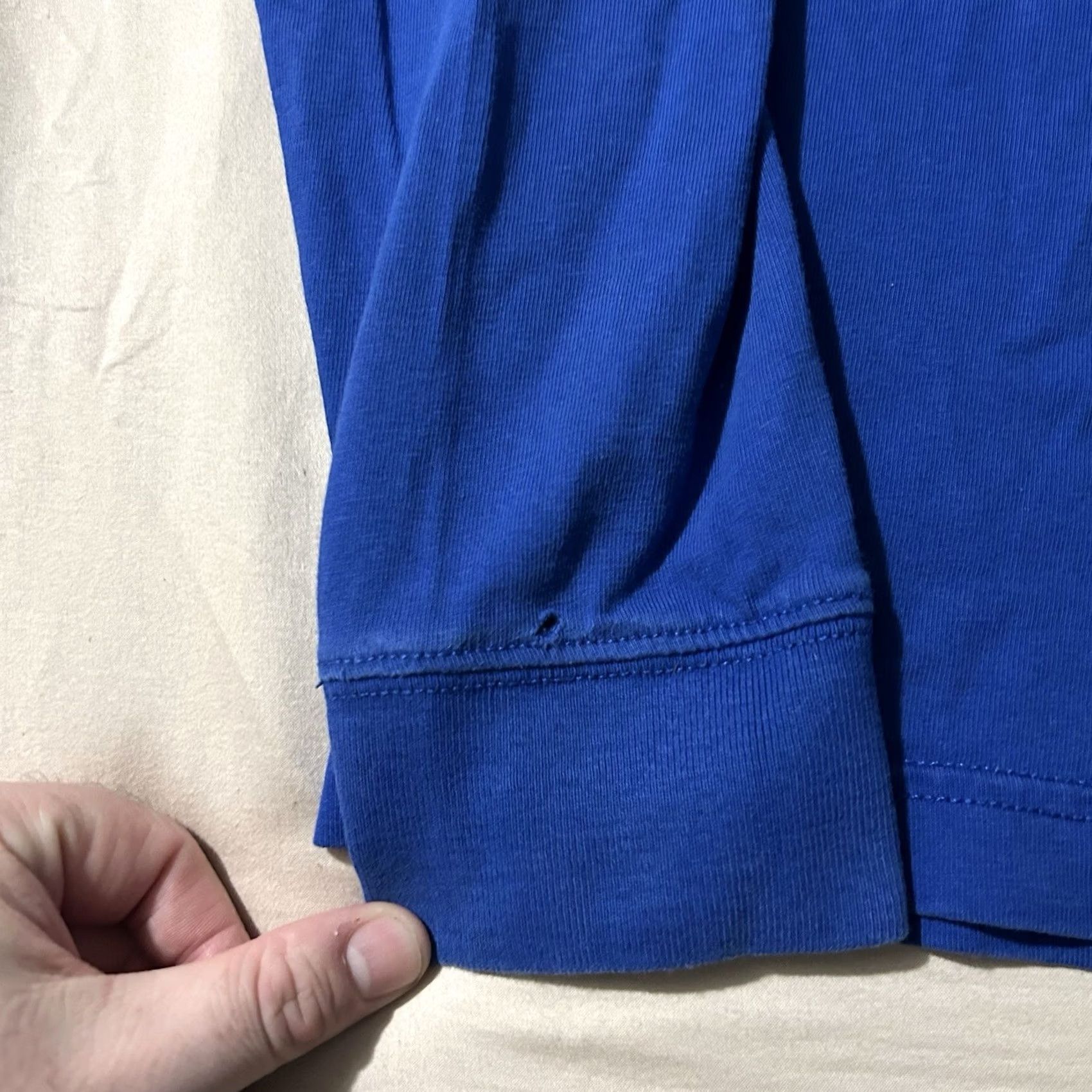Abercrombie & Fitch VINTAGE Abercrombie & Fitch Moose Long Sleeve Ringer Shirt Size S Blue Mens Small Size US S / EU 44-46 / 1 - 3 Thumbnail