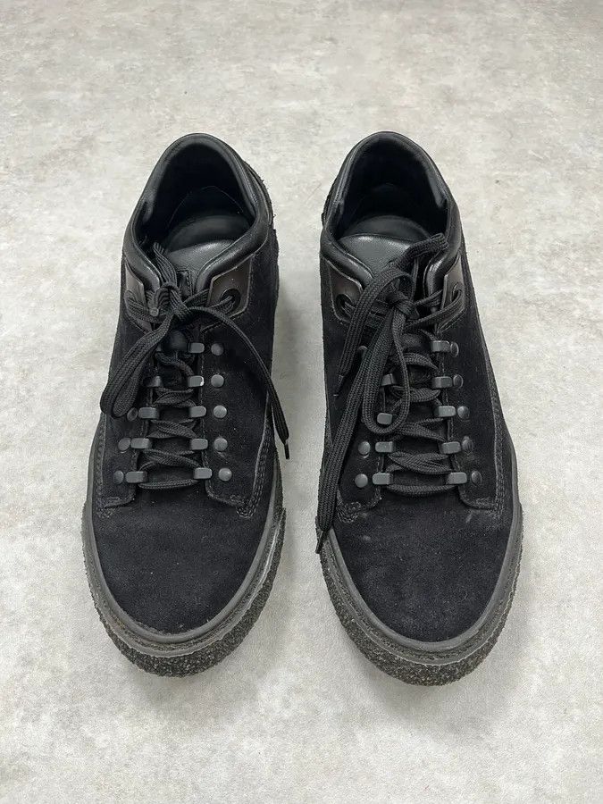 Louis Vuitton Louis Vuitton Runner Active Black Leather Monogram Sneakers Size US 7.5 / EU 40-41 - 2 Thumbnail