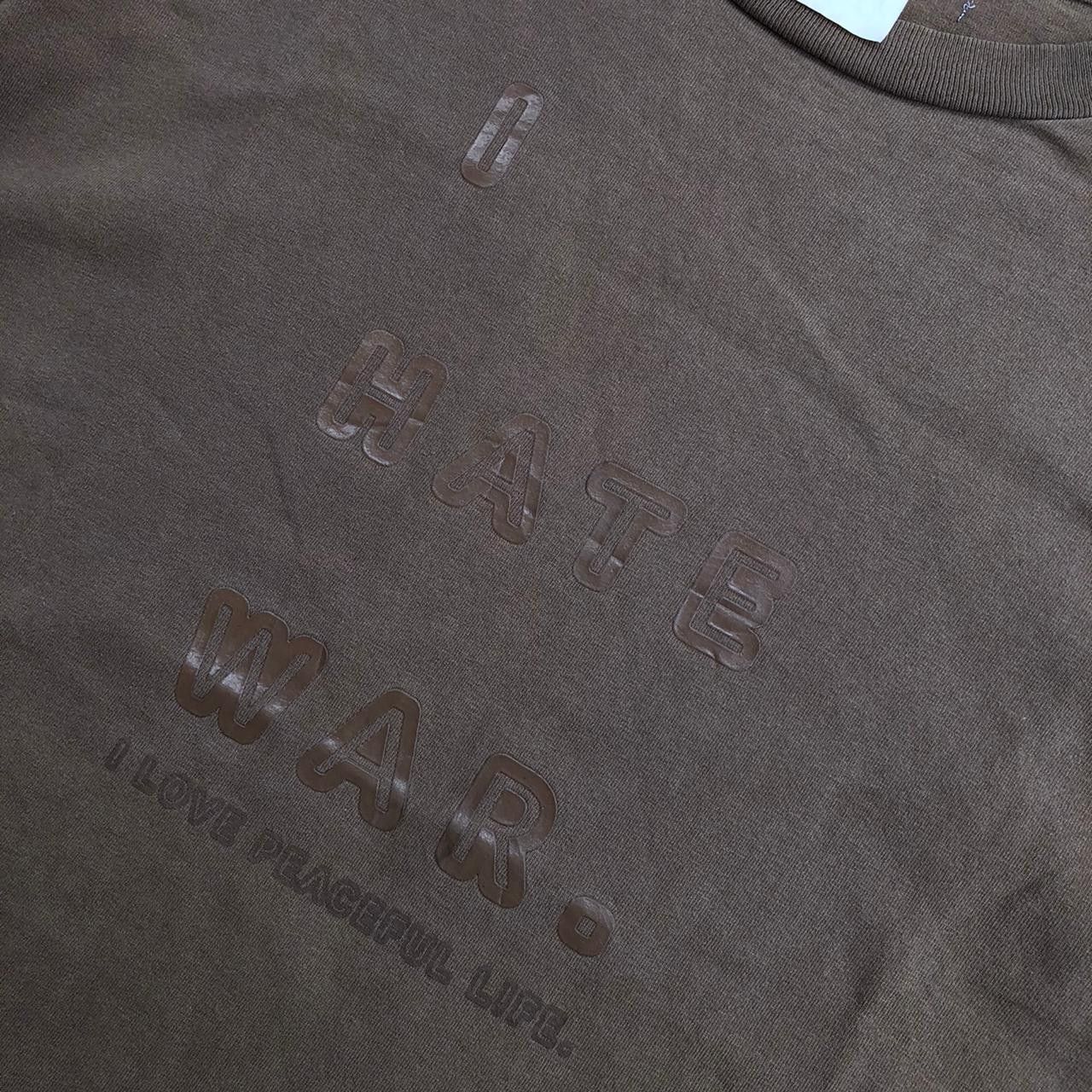 General Research General Research "I Hate War" Size US L / EU 52-54 / 3 - 2 Thumbnail