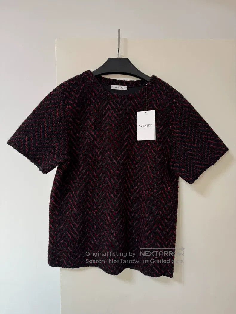 Valentino Valentino Red sweater with short sleeves Size S / US 4 / IT 40 - 1 Thumbnail