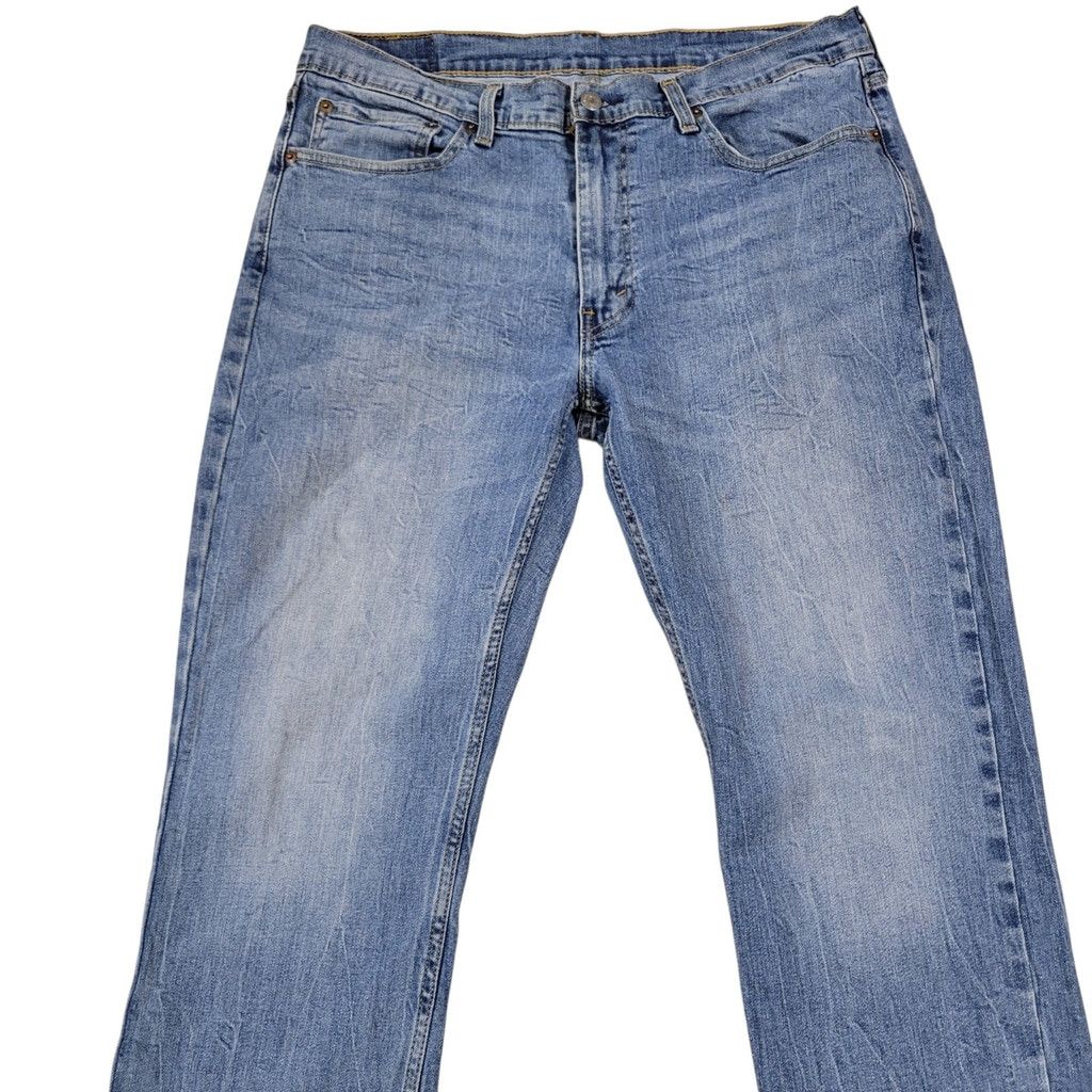 Levi's Levi's 514 Straight Leg Blue Cotton Elastane Blend Size US 36 / EU 52 - 4 Thumbnail
