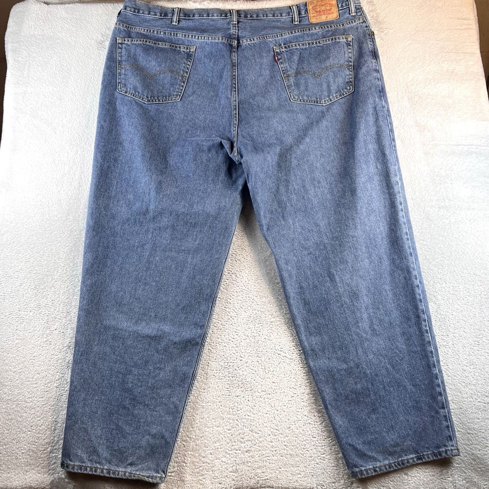 Levi's VINTAGE Levi's 560 Jeans Men 50x32 Blue Tapered Denim Comfort Fit 5-Pocket High Rise Large Big & Tall 80s 90s Streetwear Skateboarding Size US 34 / EU 50 - 2 Thumbnail