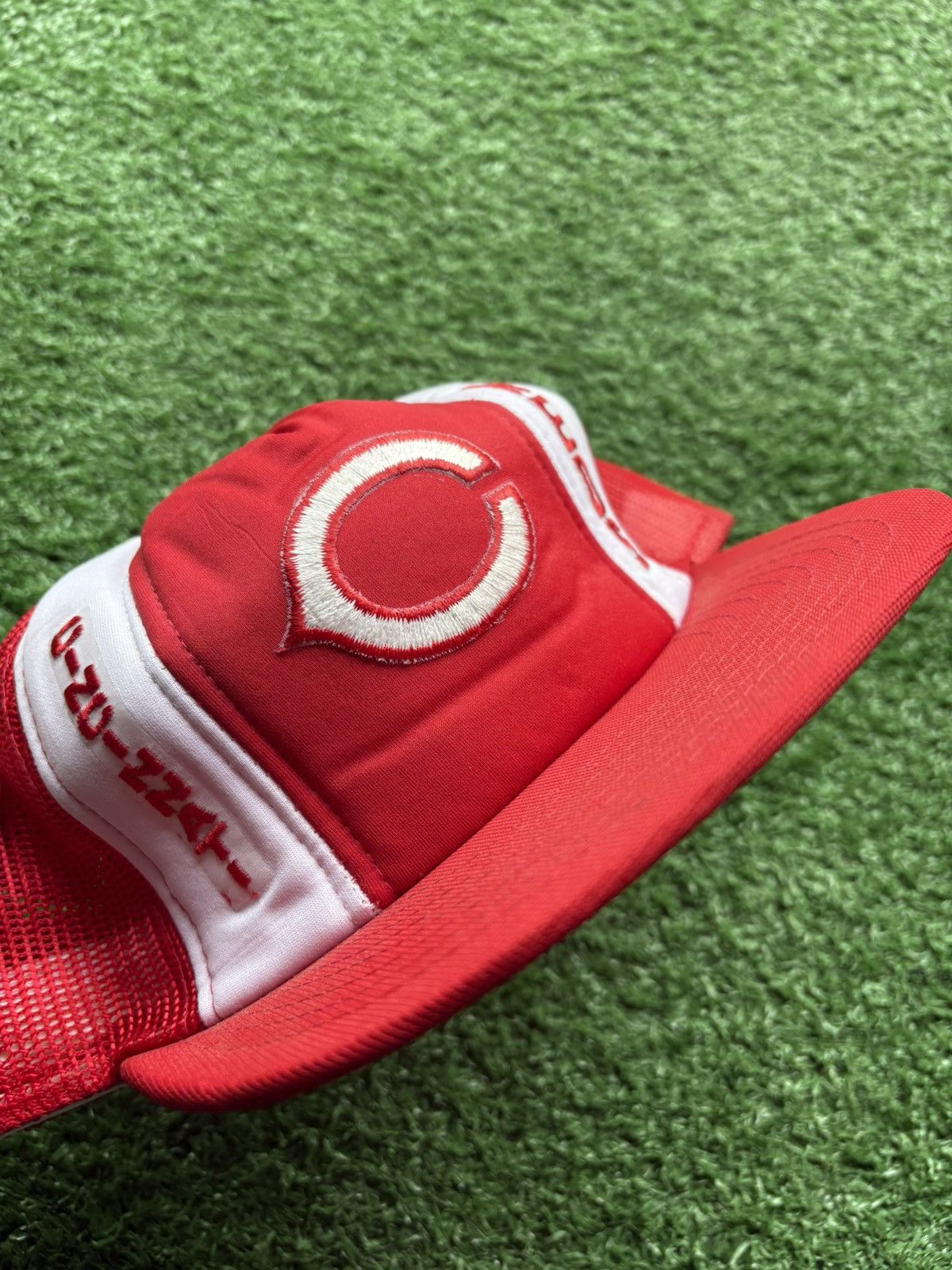 MLB × Vintage 1980’s Cincinnati Red MLB Trucker Hat Size ONE SIZE - 2 Thumbnail