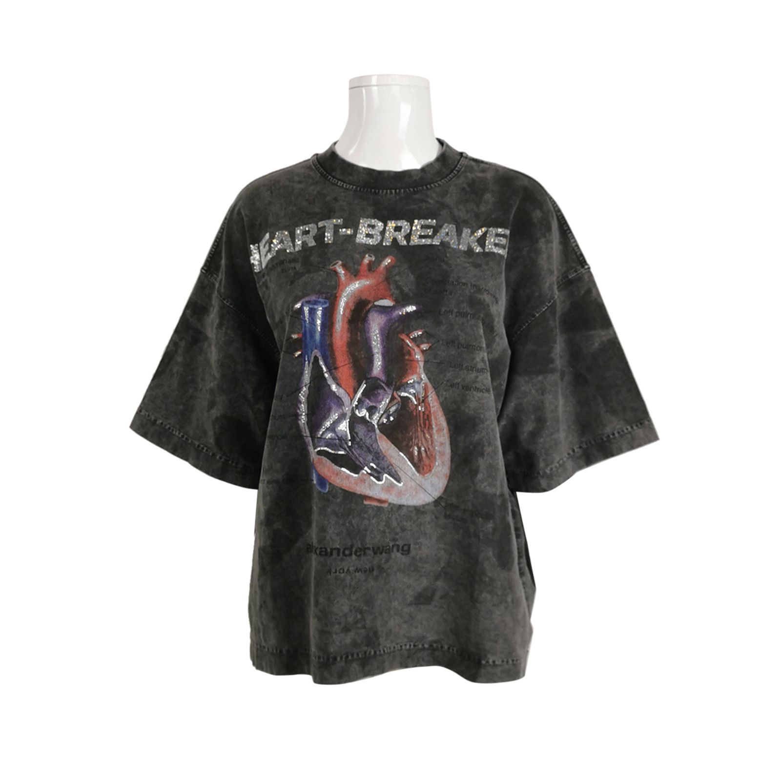 Alexander Wang Alexander Wang Heartbreaker Graphic T-Shirt Size S Size US S / EU 44-46 / 1 - 1 Thumbnail