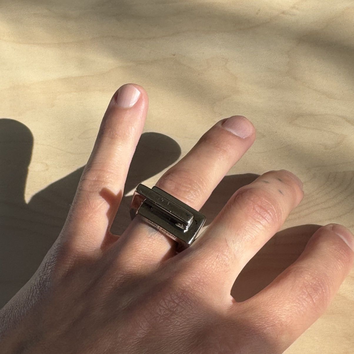 Saint Laurent Paris Rare Saint Laurent Paris Babylone Art Deco Ring US 7 Size ONE SIZE - 9 Thumbnail