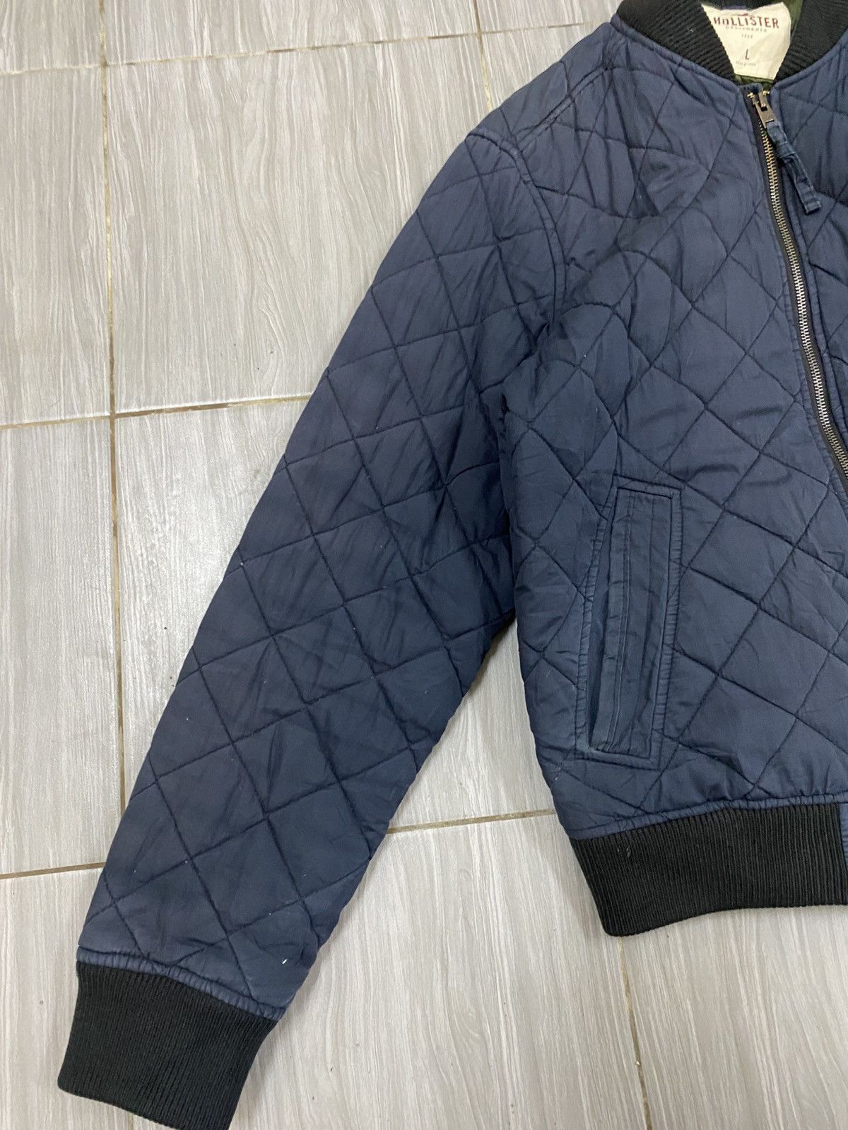 Hollister Vtg Hollister Bomber Quilted Jacket Size US L / EU 52-54 / 3 - 4 Thumbnail