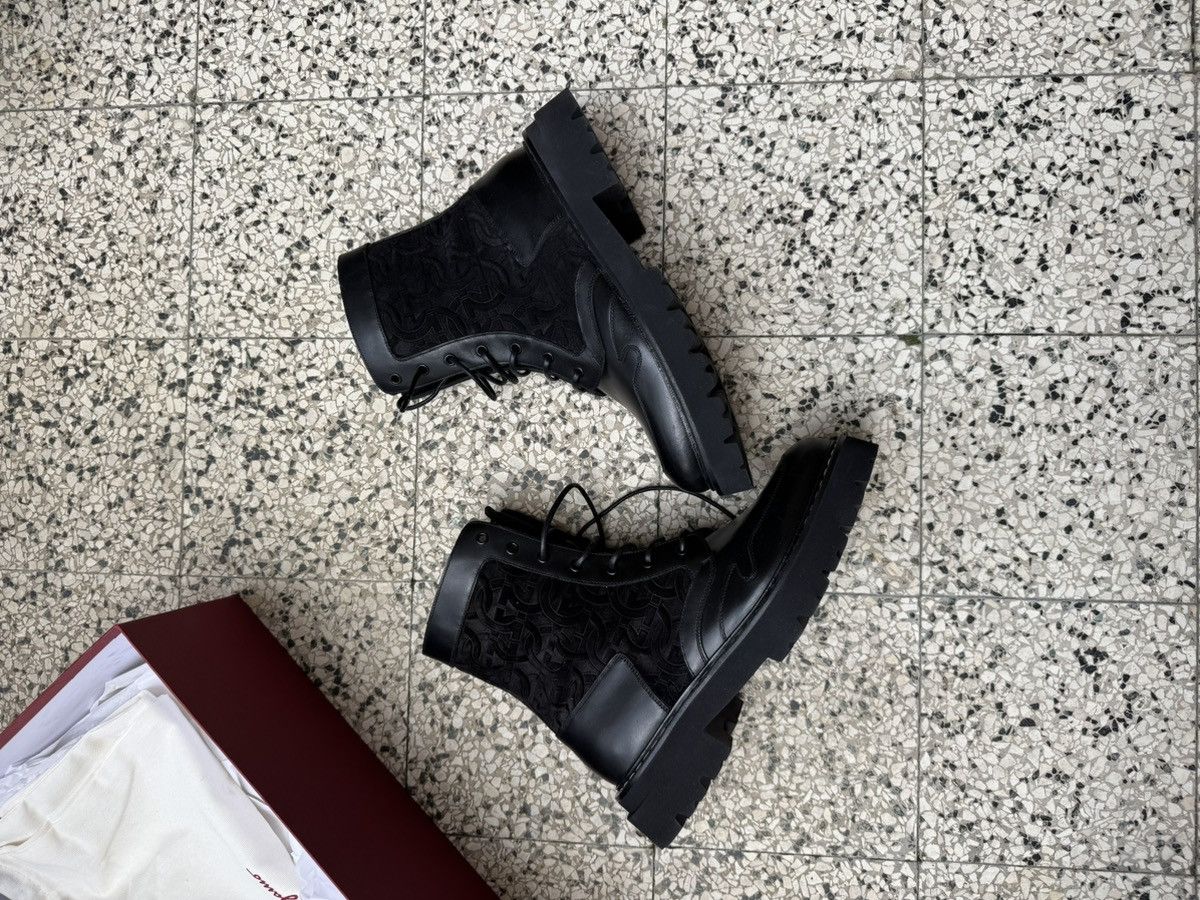 Salvatore Ferragamo BNWT FERRAGAMO Men Luri Lace Up Combat Boots $1395 Size 9.5 Size US 9.5 / EU 42-43 - 3 Thumbnail
