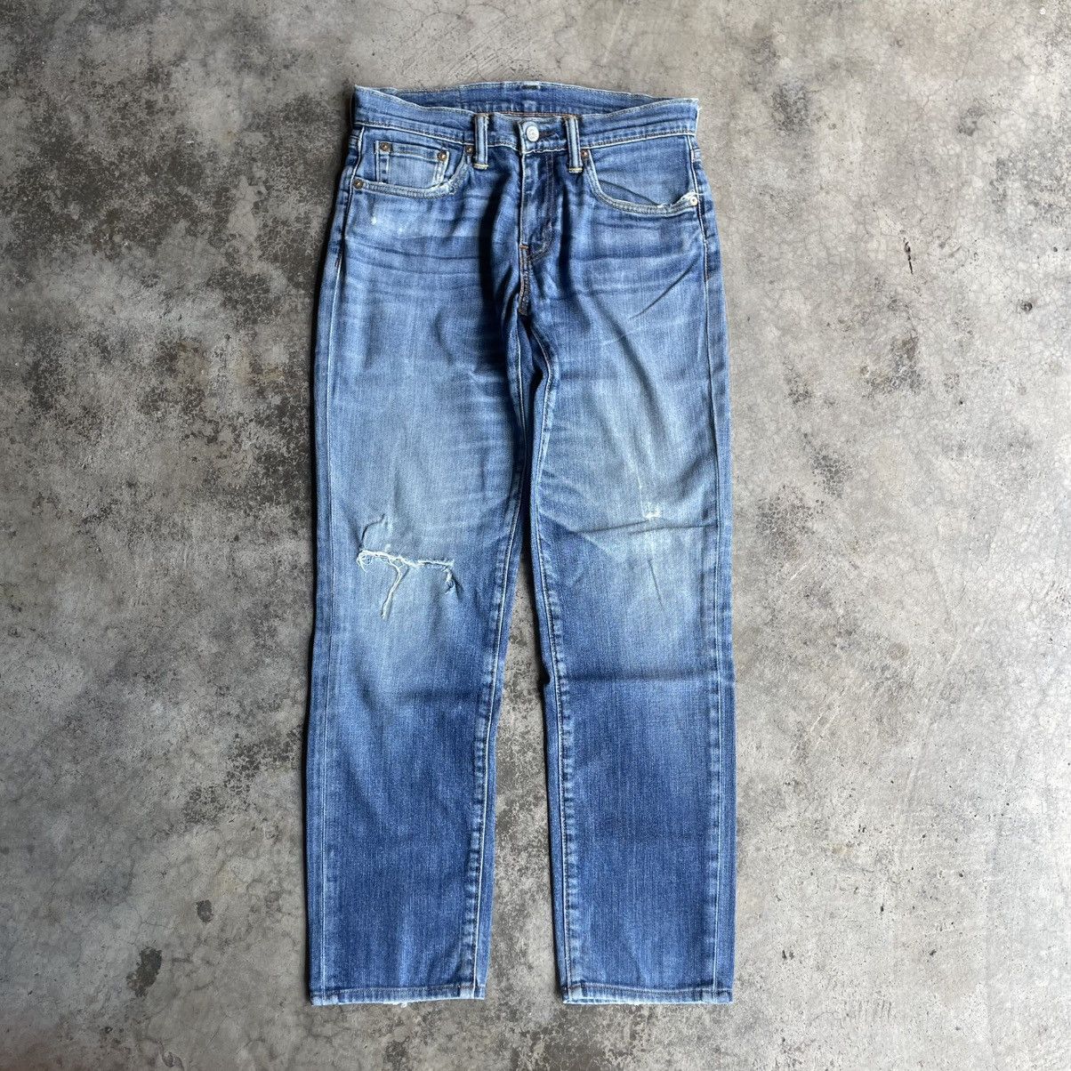 Levi's Vintage Clothing 🔥Vintage Levis 511 Stoned Washed Ripped Distress Denim Jeans Size US 30 / EU 46 - 1 Thumbnail