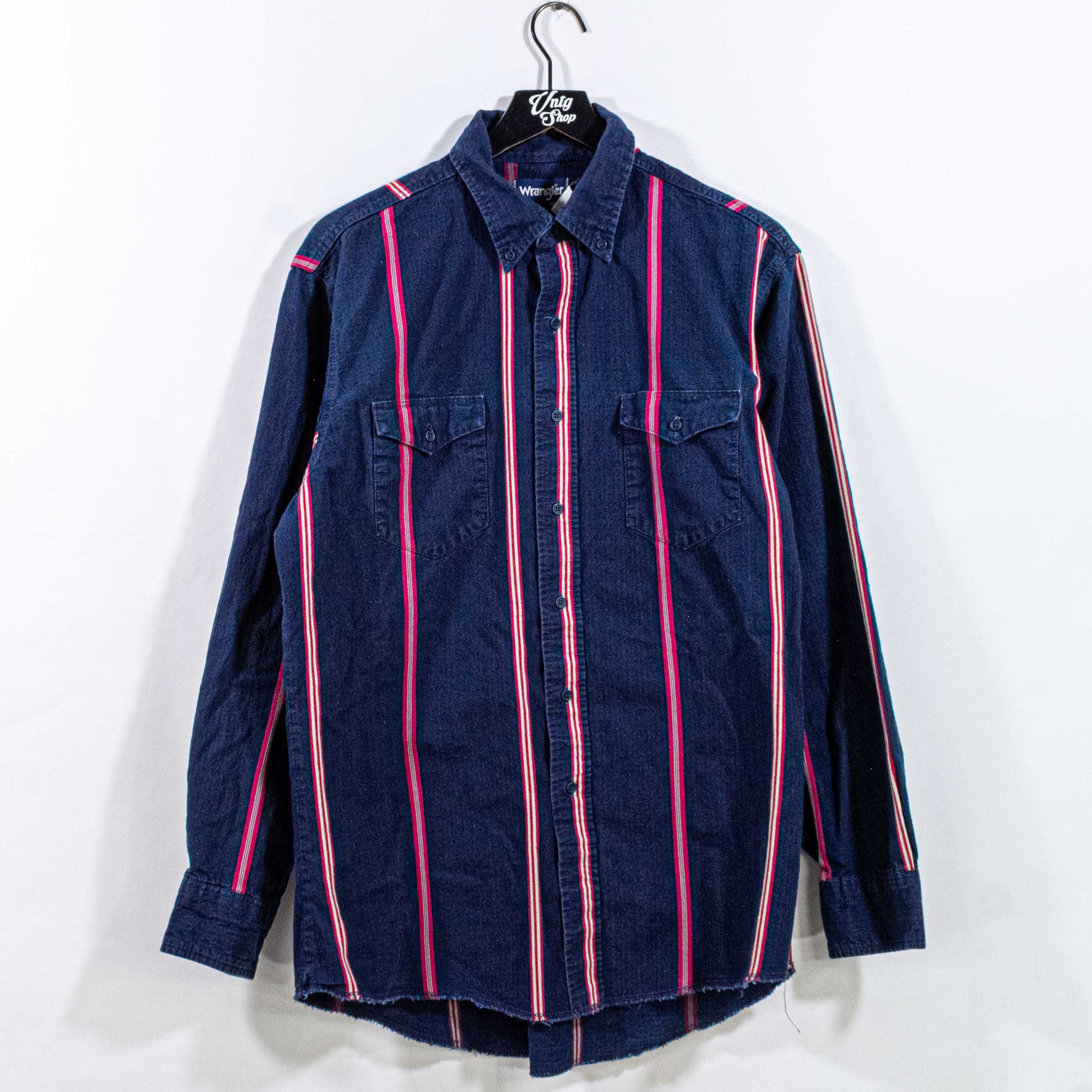 Streetwear × Vintage × Wrangler Wrangler Brushpopper Western Button Shirt X-Long  Tails | Grailed