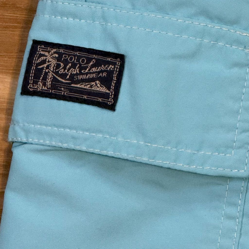 Polo Ralph Lauren Polo Ralph Lauren Men’s L Swim Trunks Blue Cargo Size US 26 / EU 42 - 6 Thumbnail