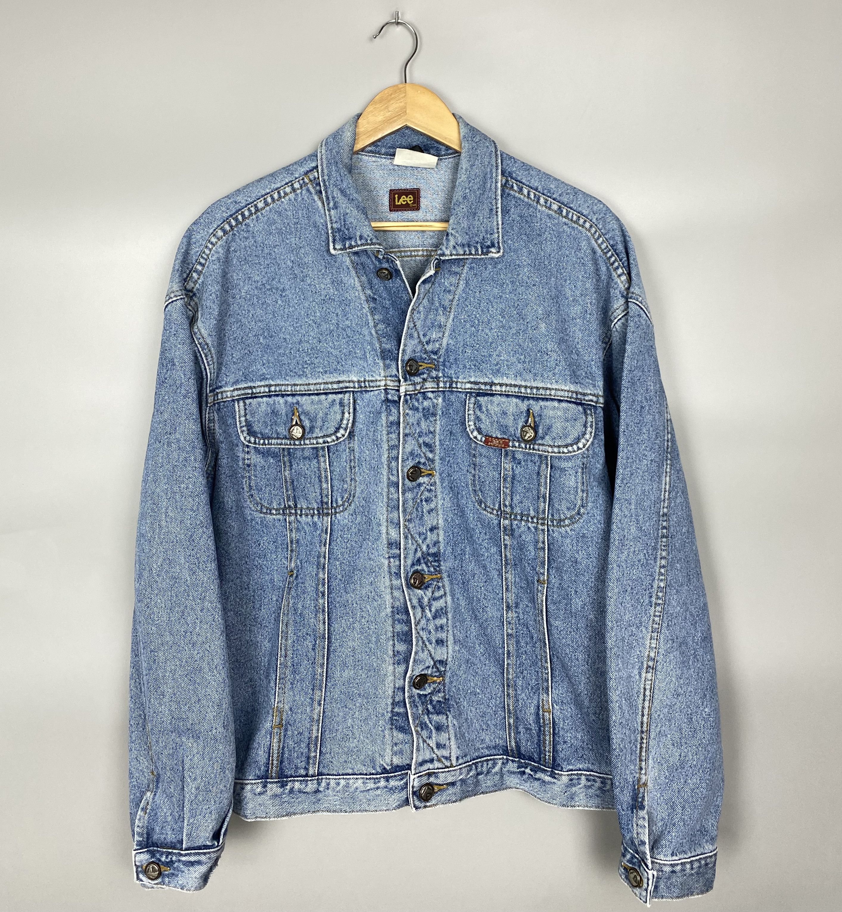 Lee 90’s Vintage LEE Rough Riders Denim Jacket Size US L / EU 52-54 / 3 - 1 Thumbnail