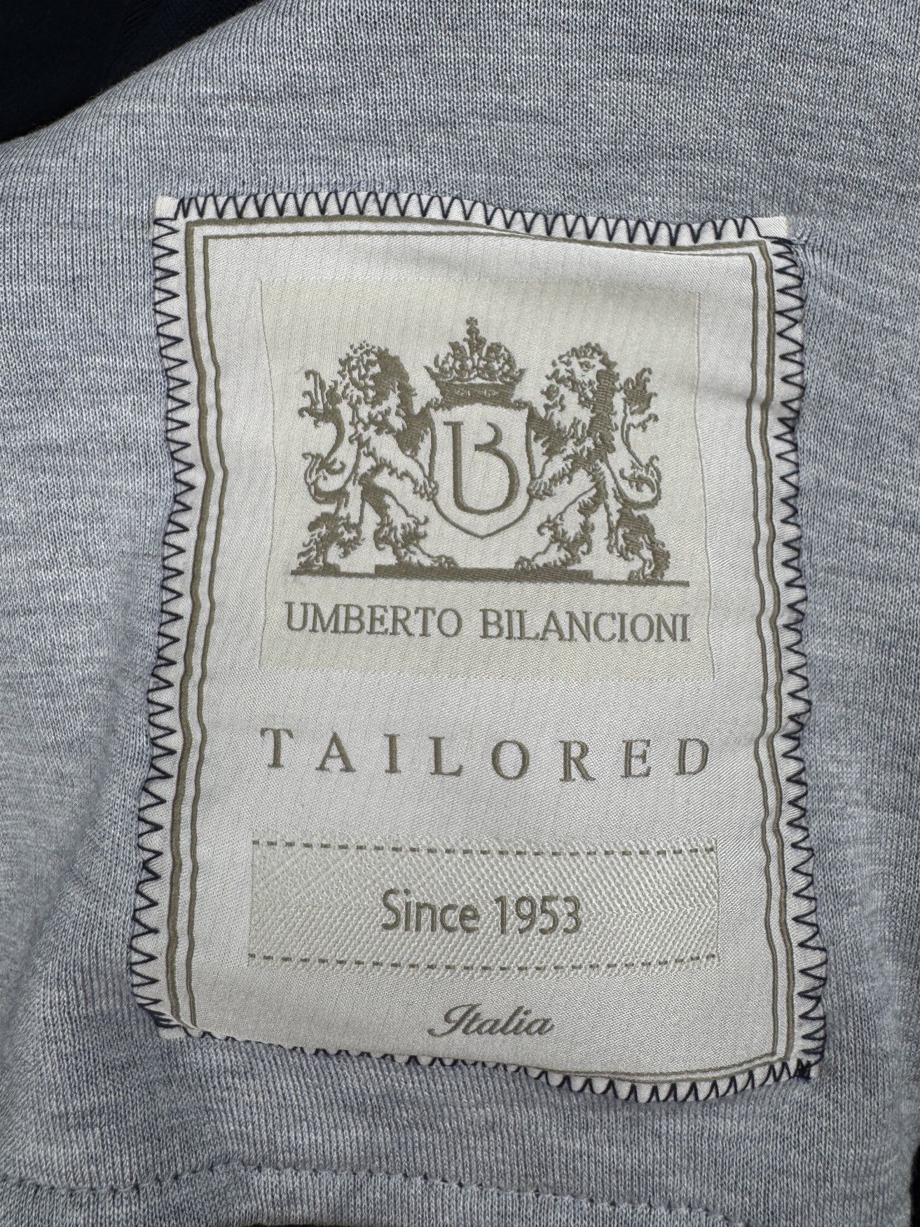 Other Umberto Bilancioni navy blue silk cotton lux bomber jacket Size US L / EU 52-54 / 3 - 12 Thumbnail