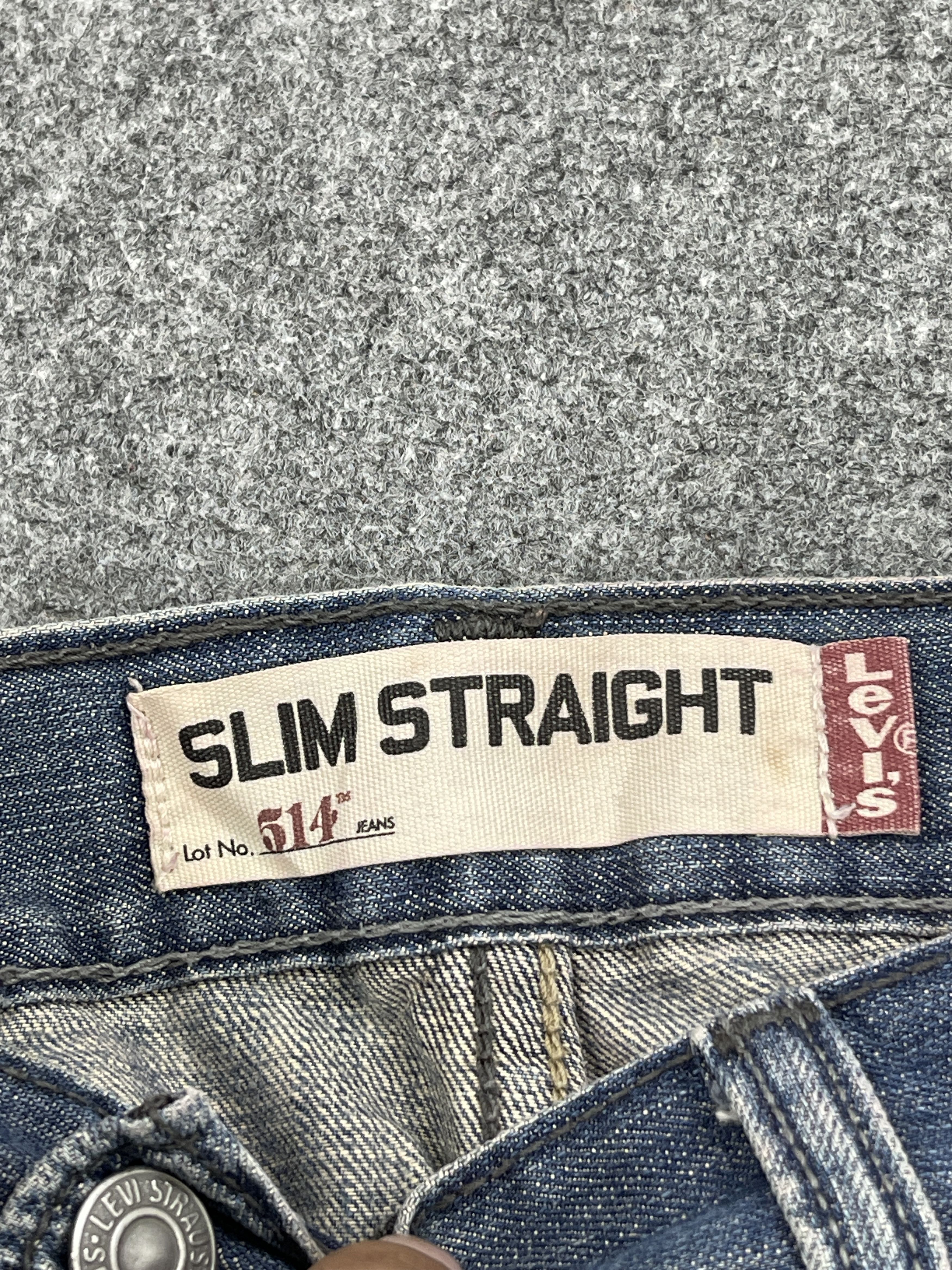 Levi's Vintage Levis 514 Slim Straight Jeans DP2497 Size US 30 / EU 46 - 7 Thumbnail