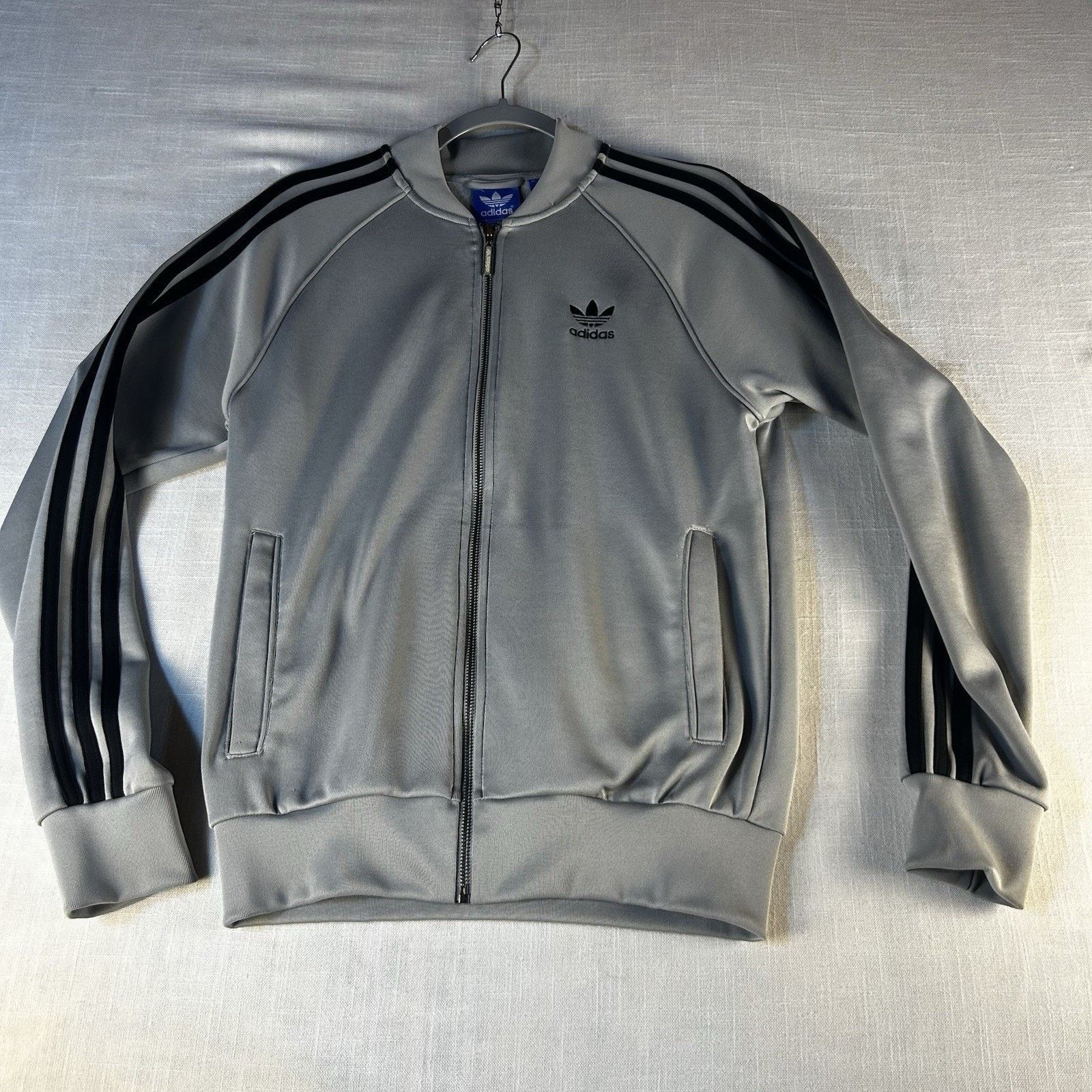 Adidas ADIDAS Size S Men’s Gray Front Pocket Sweatshirt Zip Up Size US S / EU 44-46 / 1 - 1 Thumbnail