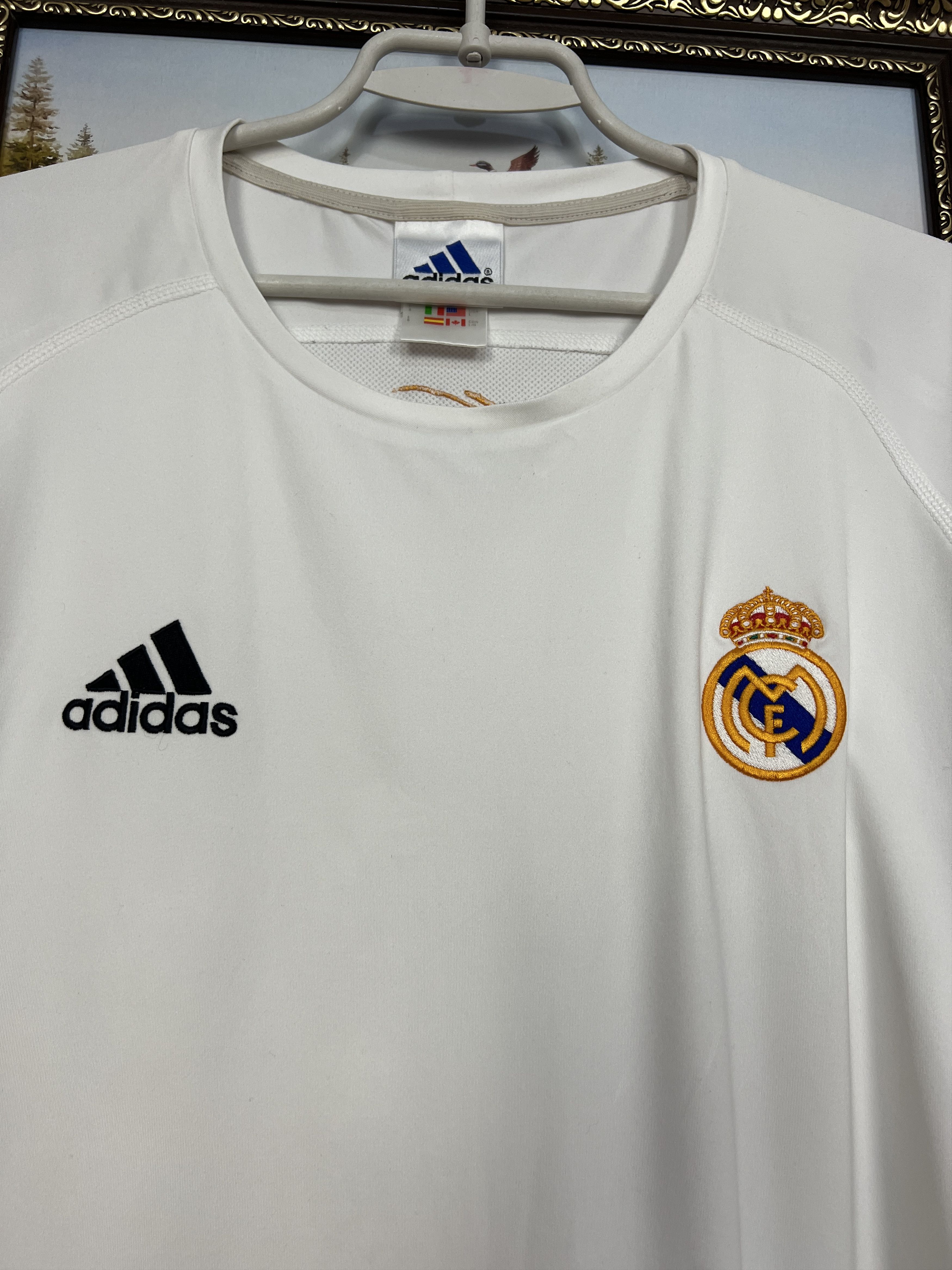 Adidas Vintage 90's Real Madrid Football Train Shirt Soccer Jersey Size US L / EU 52-54 / 3 - 5 Thumbnail