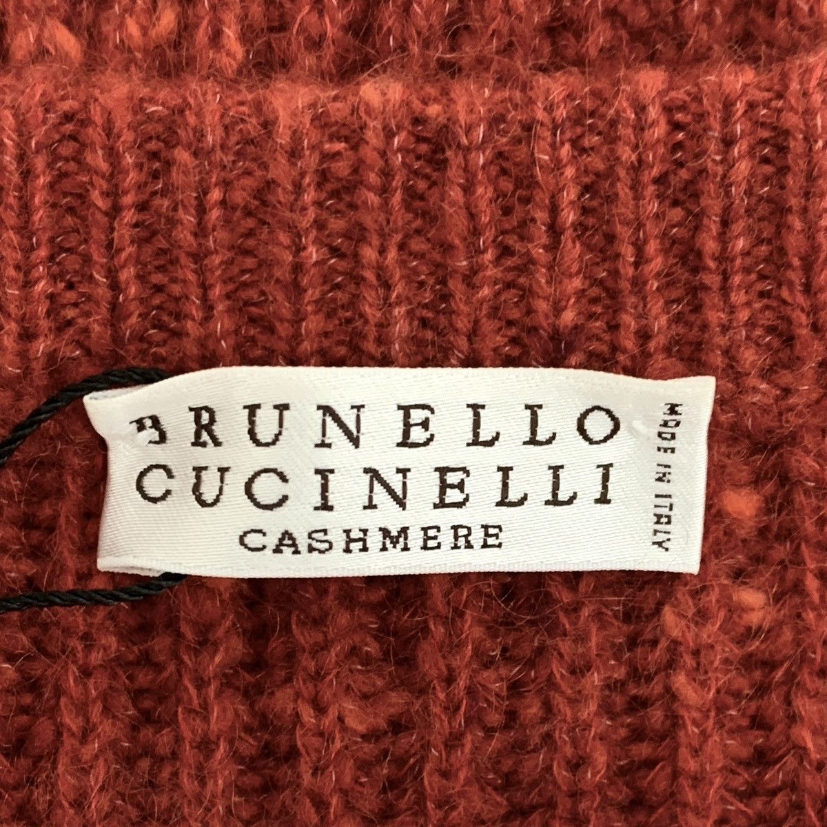 Brunello Cucinelli Brunello Cucinelli Red Wool Long Sleeve Knit Sweater K26WX Size M / US 6-8 / IT 42-44 - 5 Thumbnail