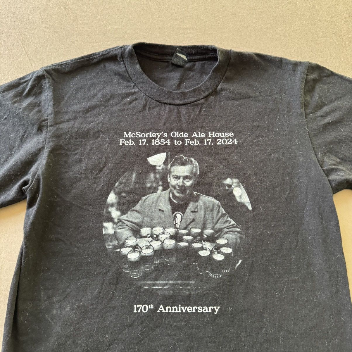 Vintage McSorley's Olde Ale House Anniversary Tee Size US S / EU 44-46 / 1 - 3 Thumbnail