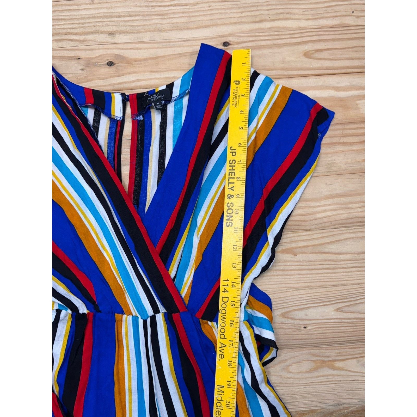 Other MILK & HONEY Rainbow Jumpsuit Stretches At Waste Sz M Size M / US 6-8 / IT 42-44 - 9 Thumbnail