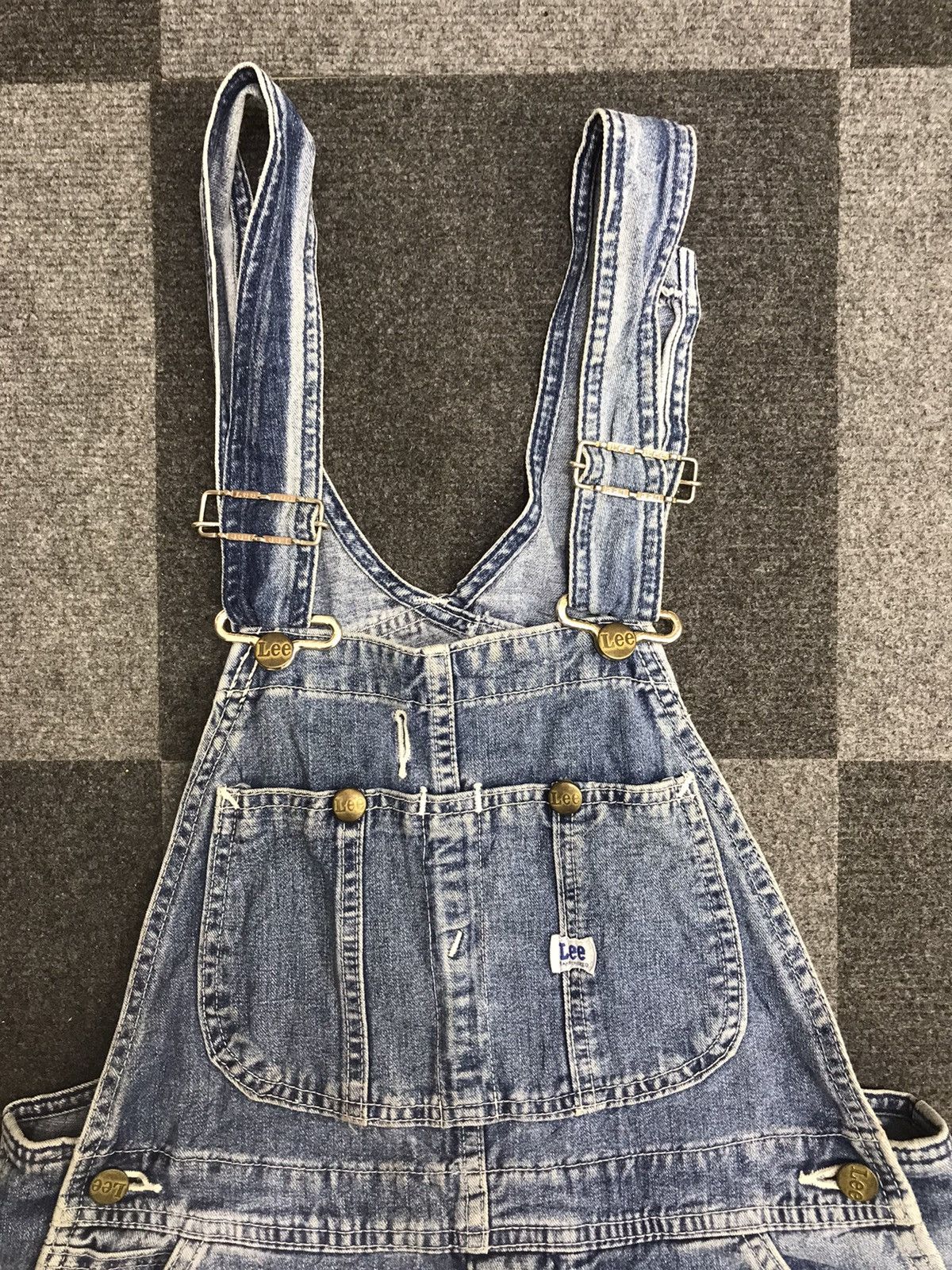 Lee × Vintage Vintage Lee Denim Overall Size US 33 - 2 Thumbnail