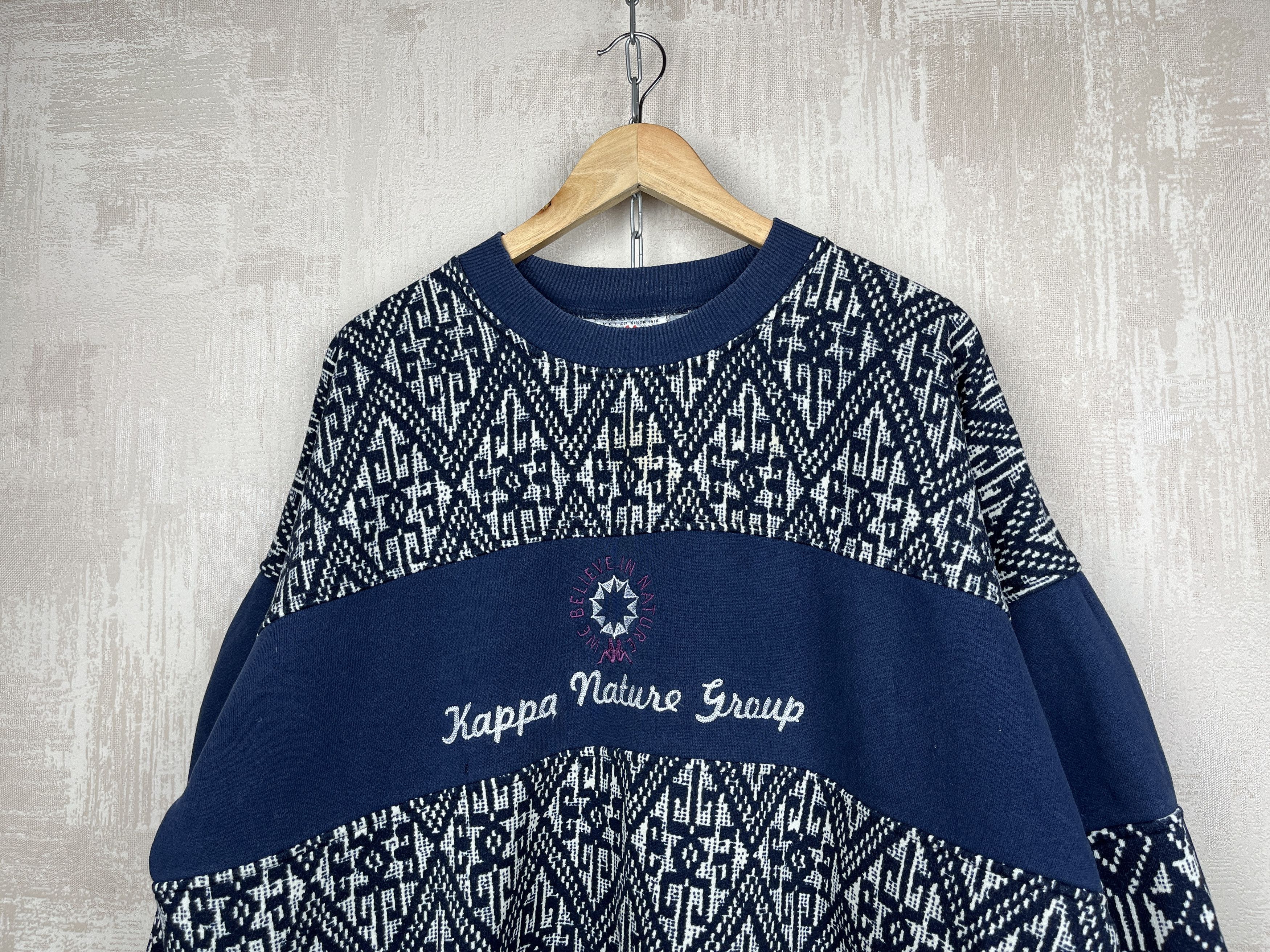 Kappa Vintage Kappa 90's Rare Crew Neck Sweatshirt Boxy Fit Size US L / EU 52-54 / 3 - 3 Thumbnail