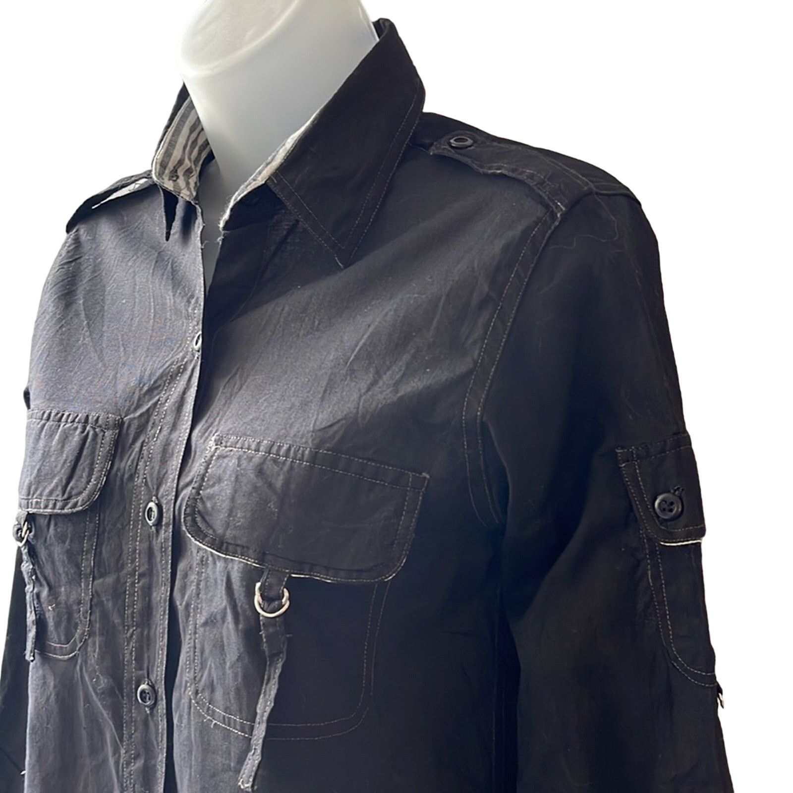 Vintage VINTAGE 1980’s Dead Stock Generalities Blouse Size Medium Size S / US 4 / IT 40 - 3 Thumbnail